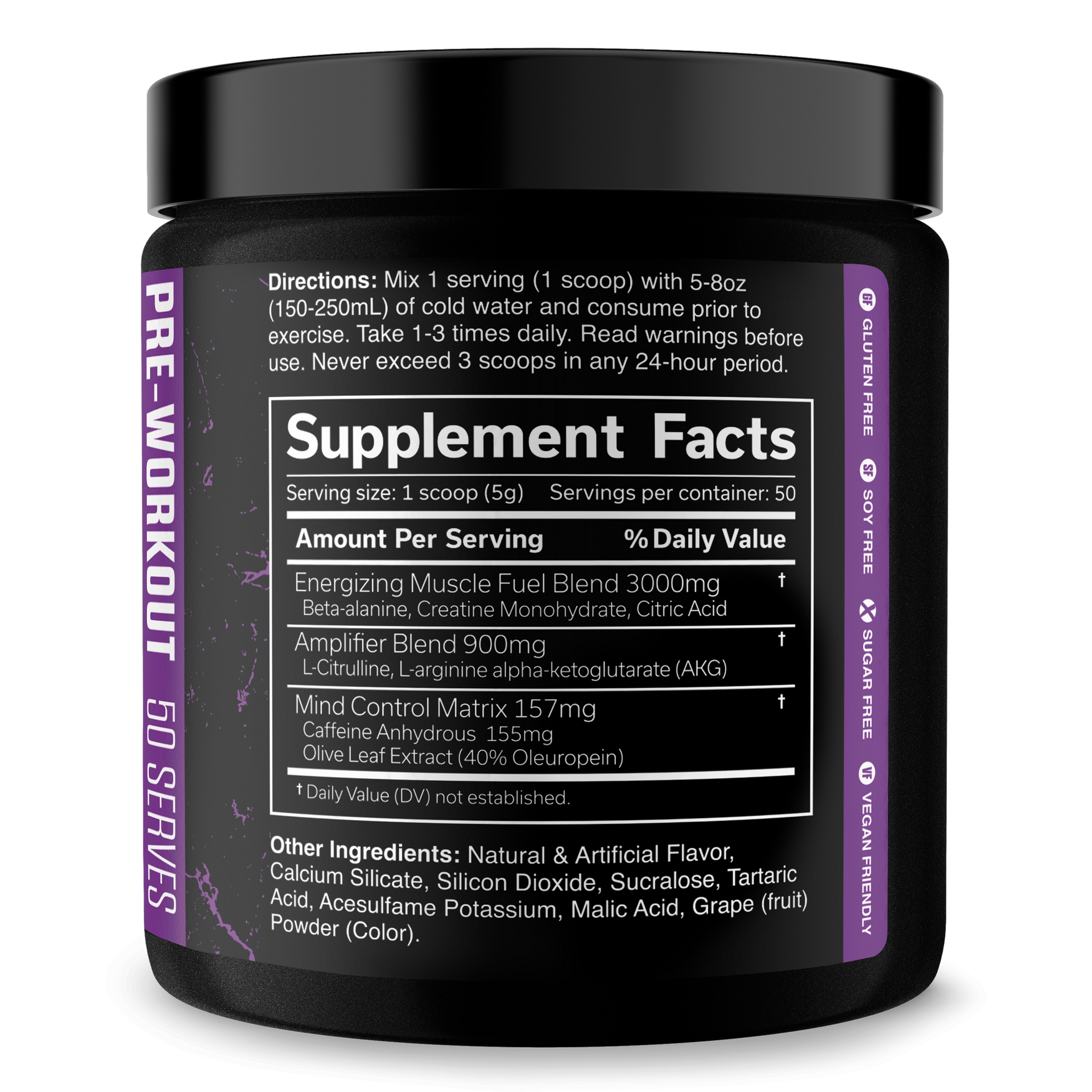 Pre-Workout Supplement for Fitness Performance Support