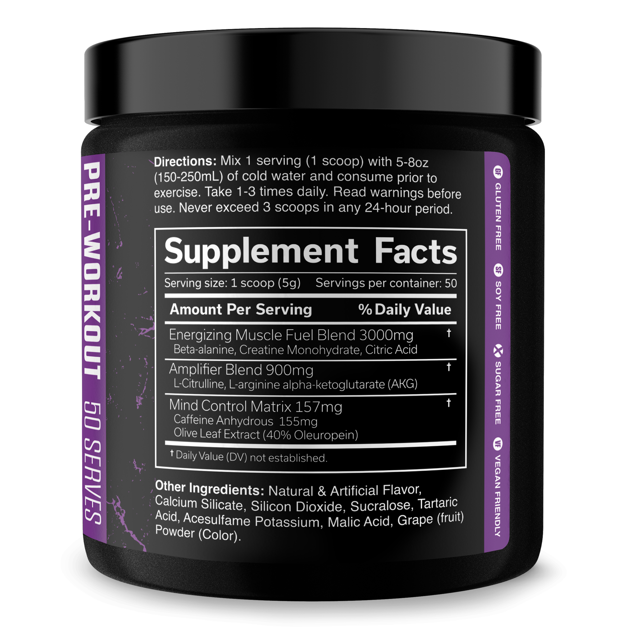Pre-Workout Supplement for Fitness Performance Support
