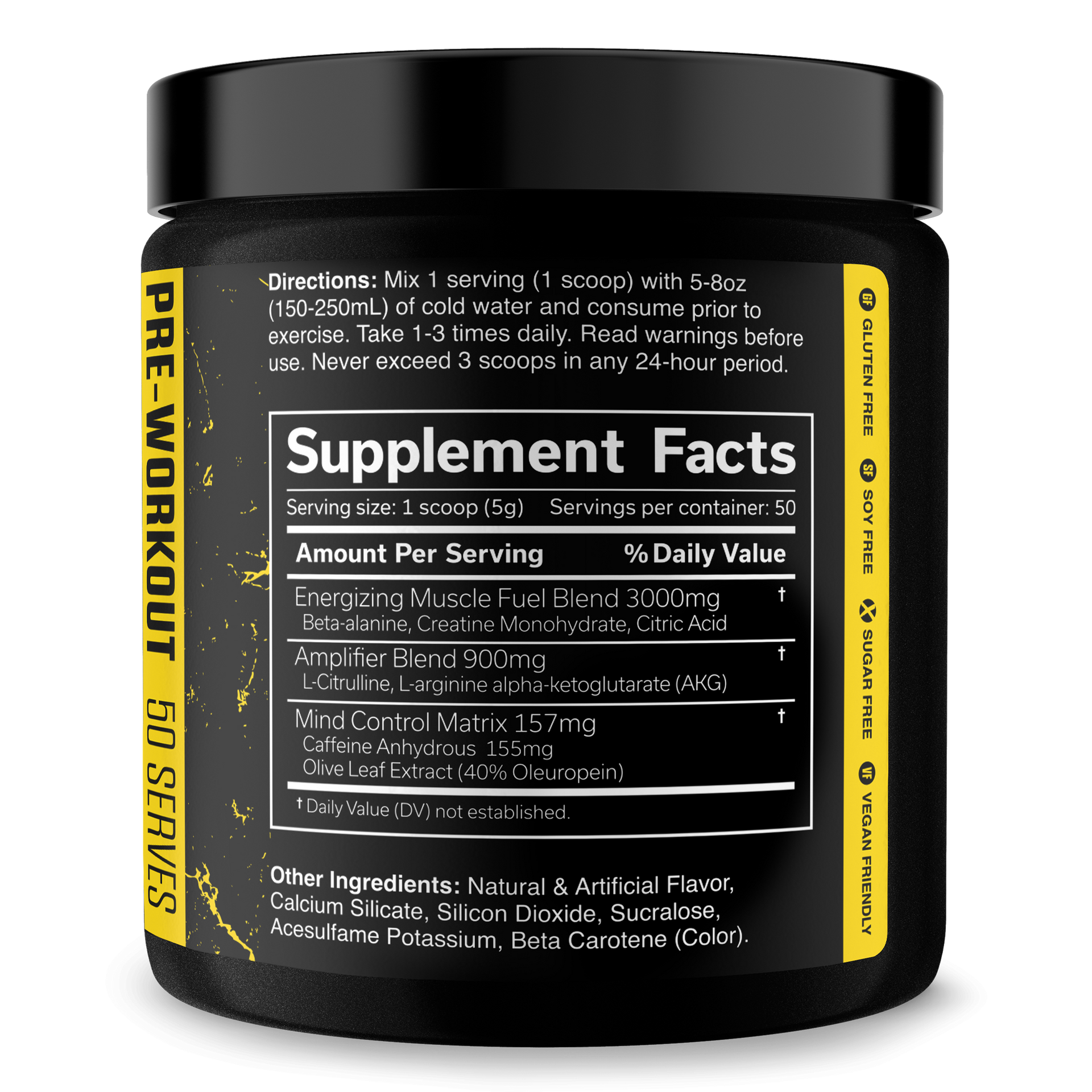 Pre-Workout Supplement for Fitness Performance Support