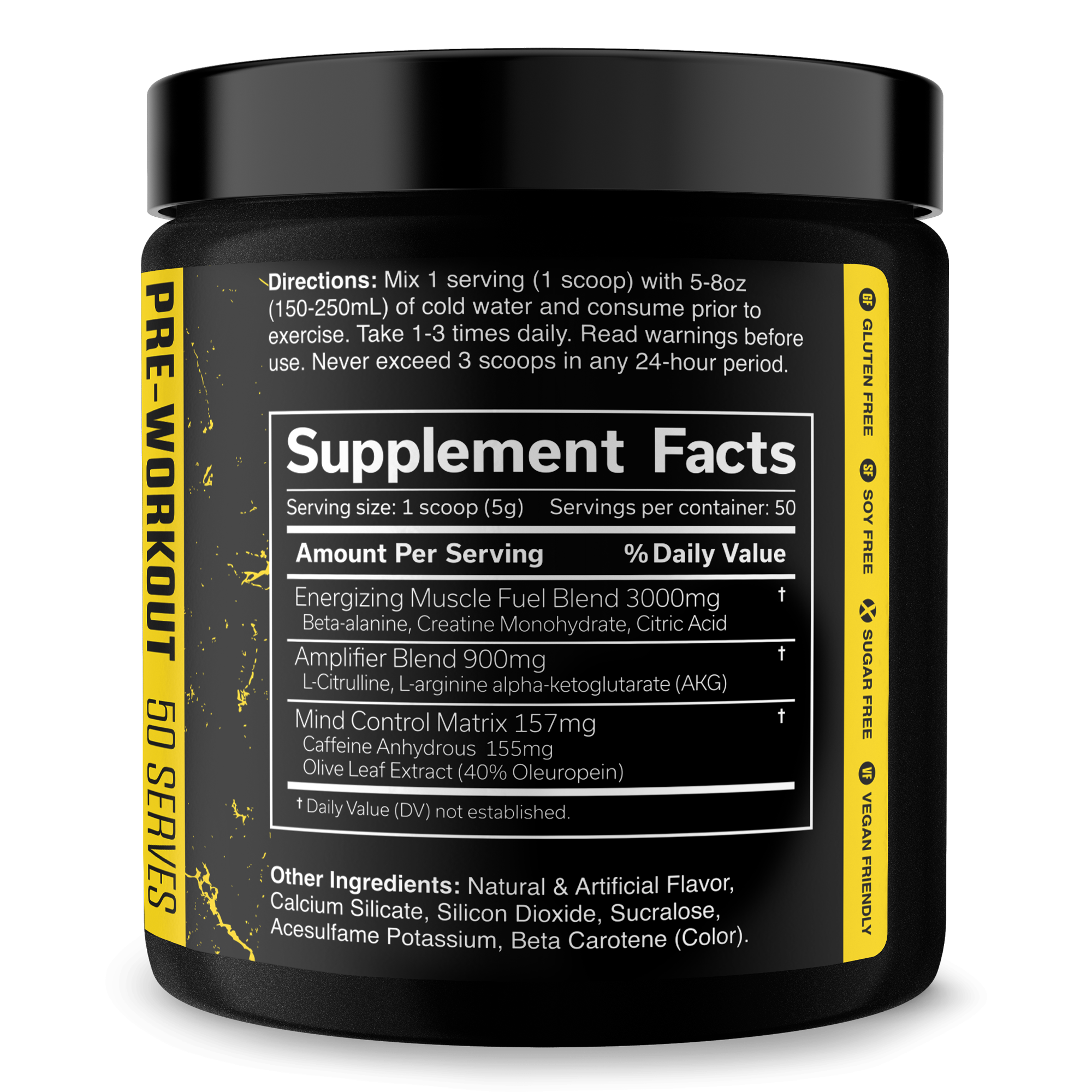 Pre-Workout Supplement for Fitness Performance Support