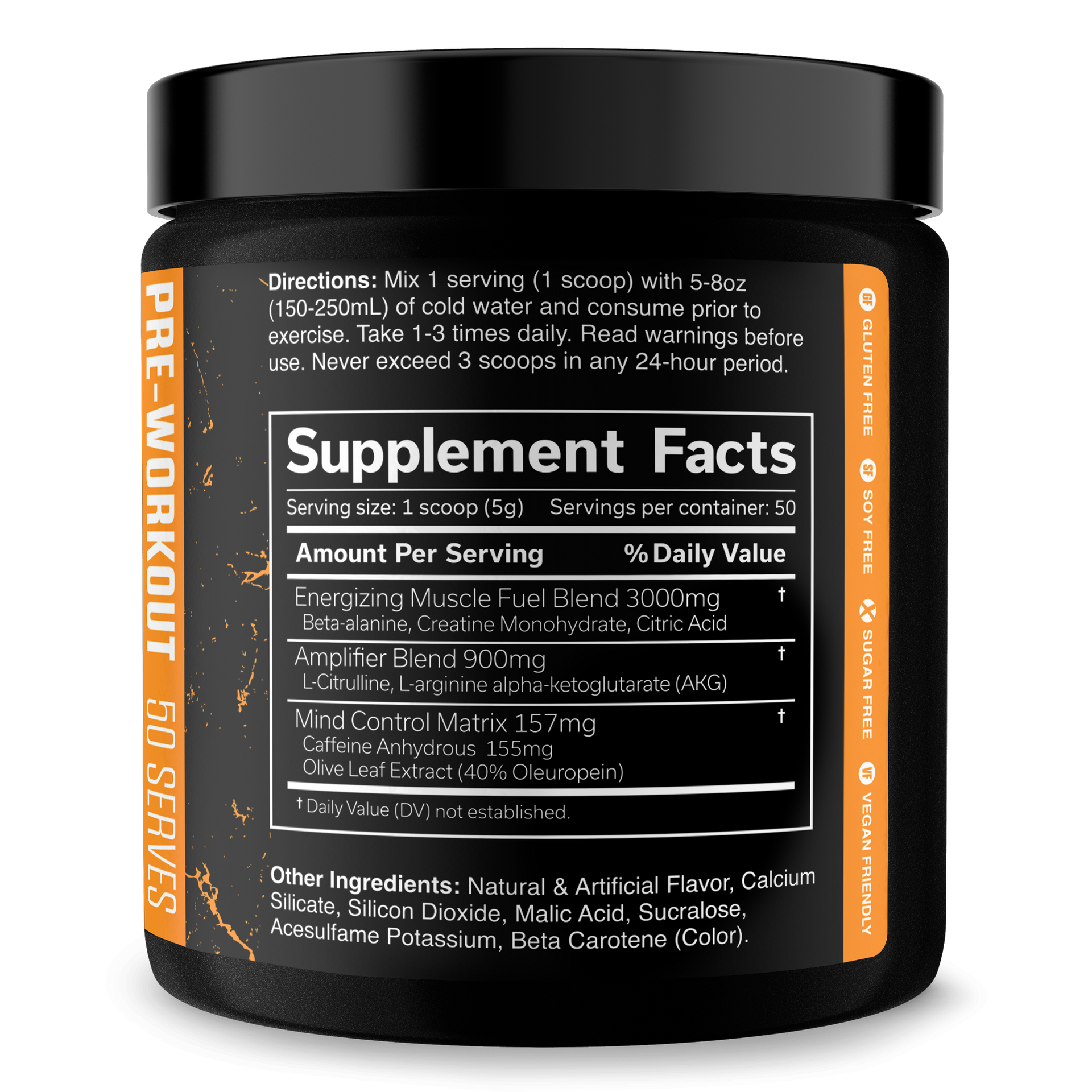 Pre-Workout Supplement for Fitness Performance Support