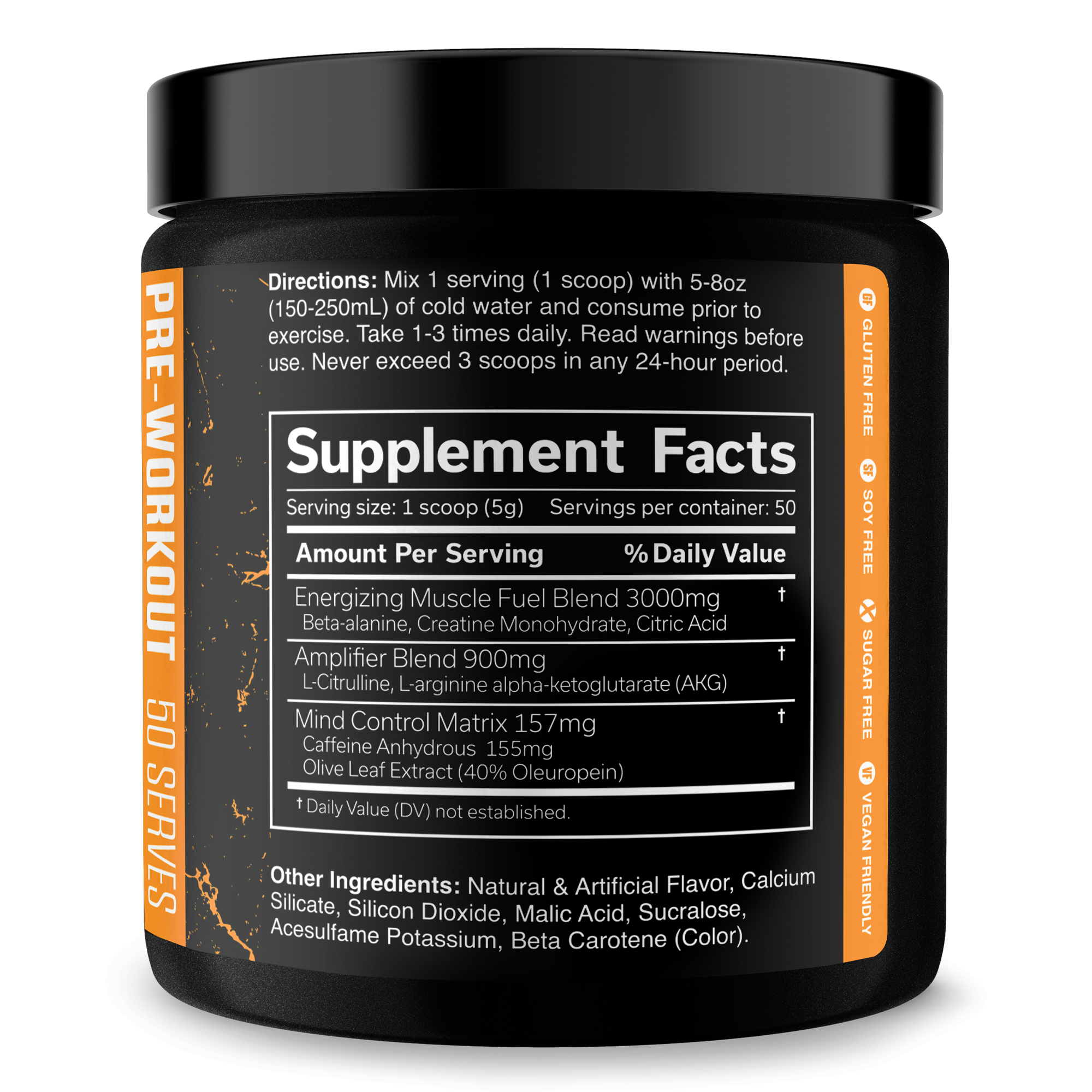 Pre-Workout Supplement for Fitness Performance Support