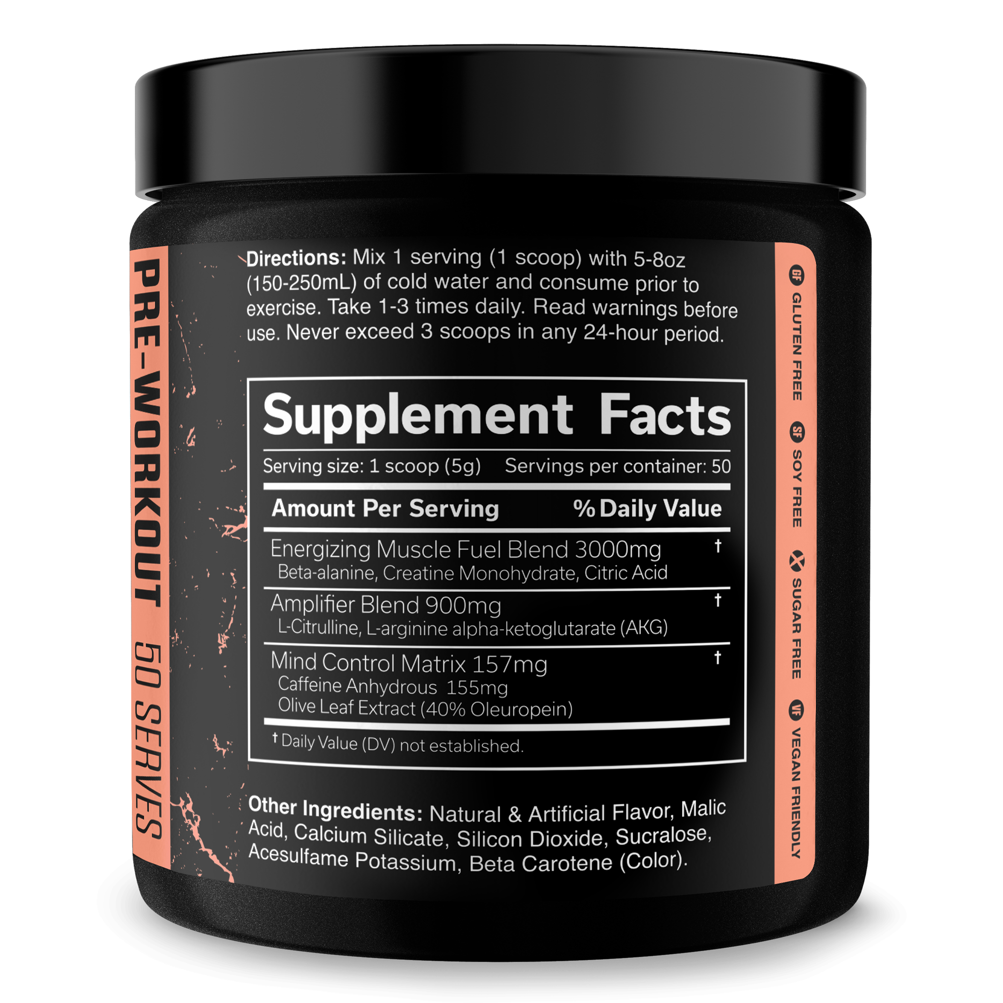 Pre-Workout Supplement for Fitness Performance Support
