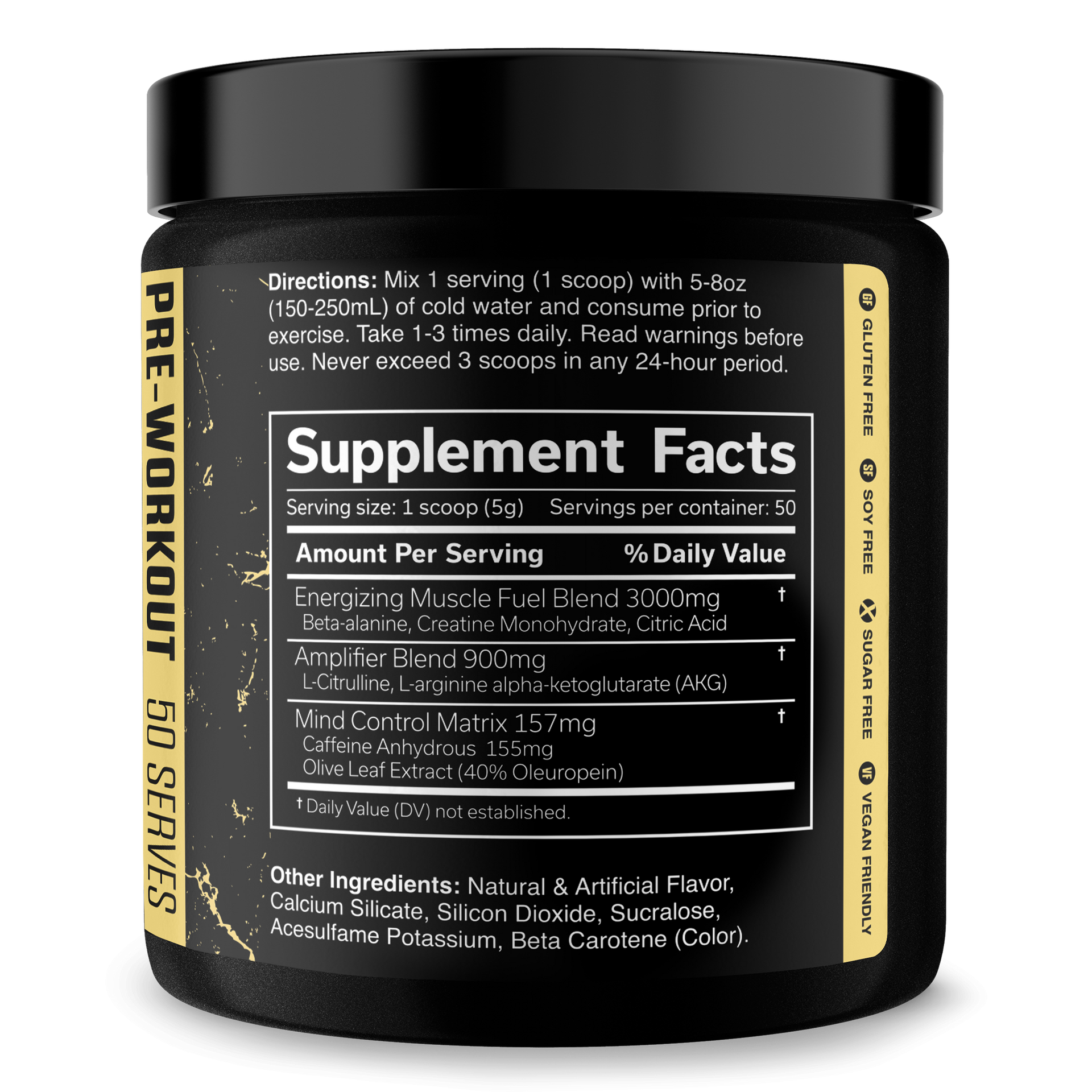 Pre-Workout Supplement for Fitness Performance Support