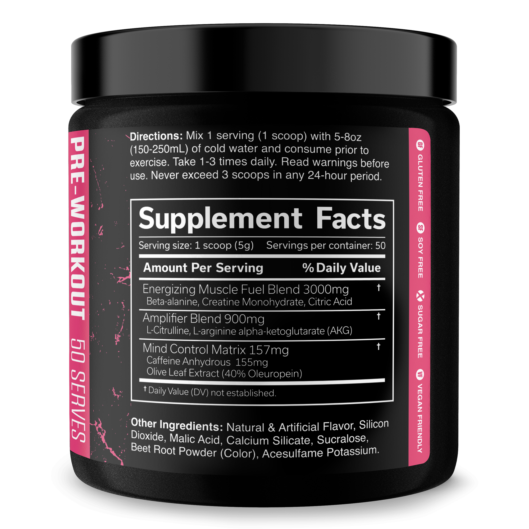 Pre-Workout Supplement for Fitness Performance Support