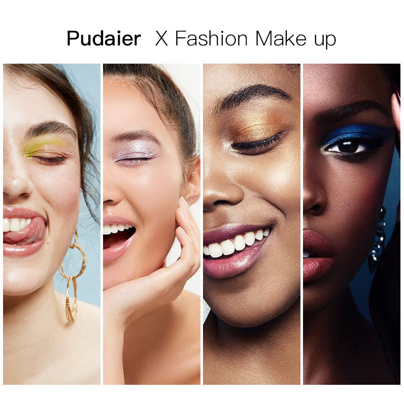 4-Color Waterproof Matte Pearlescent Eyeshadow Palette