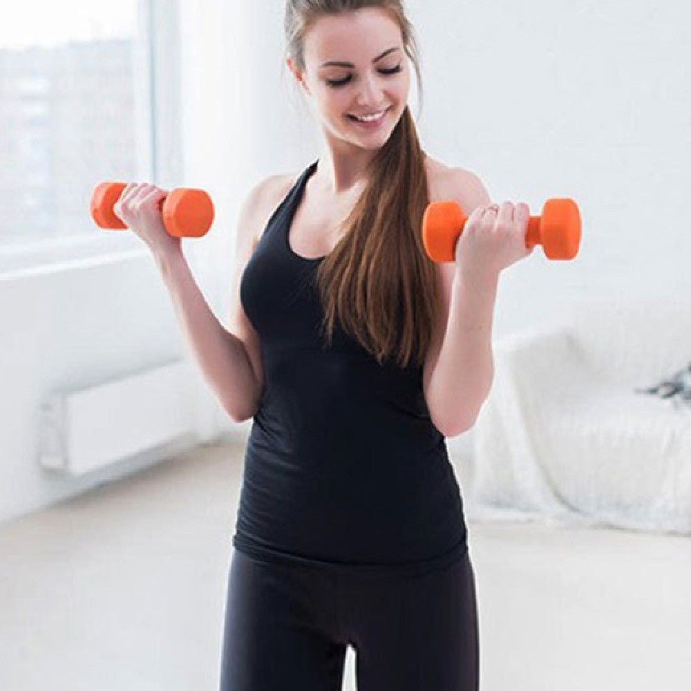 Hexagonal Dumbbells for Home Fitness Arm Slimming Workouts