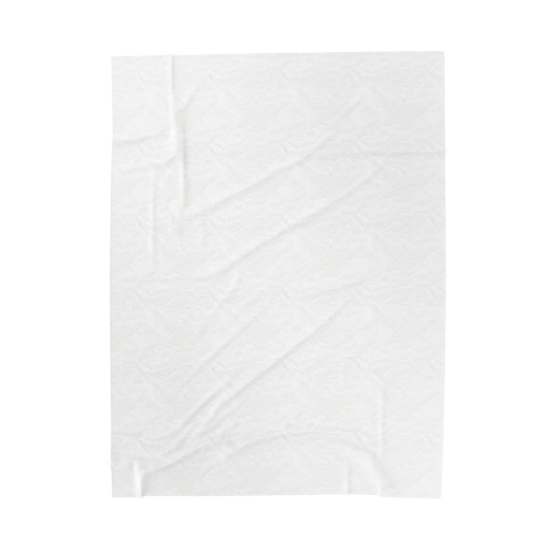 Velveteen Plush Blanket — 'Healthy Glow Depot' Spa Logo Throw
