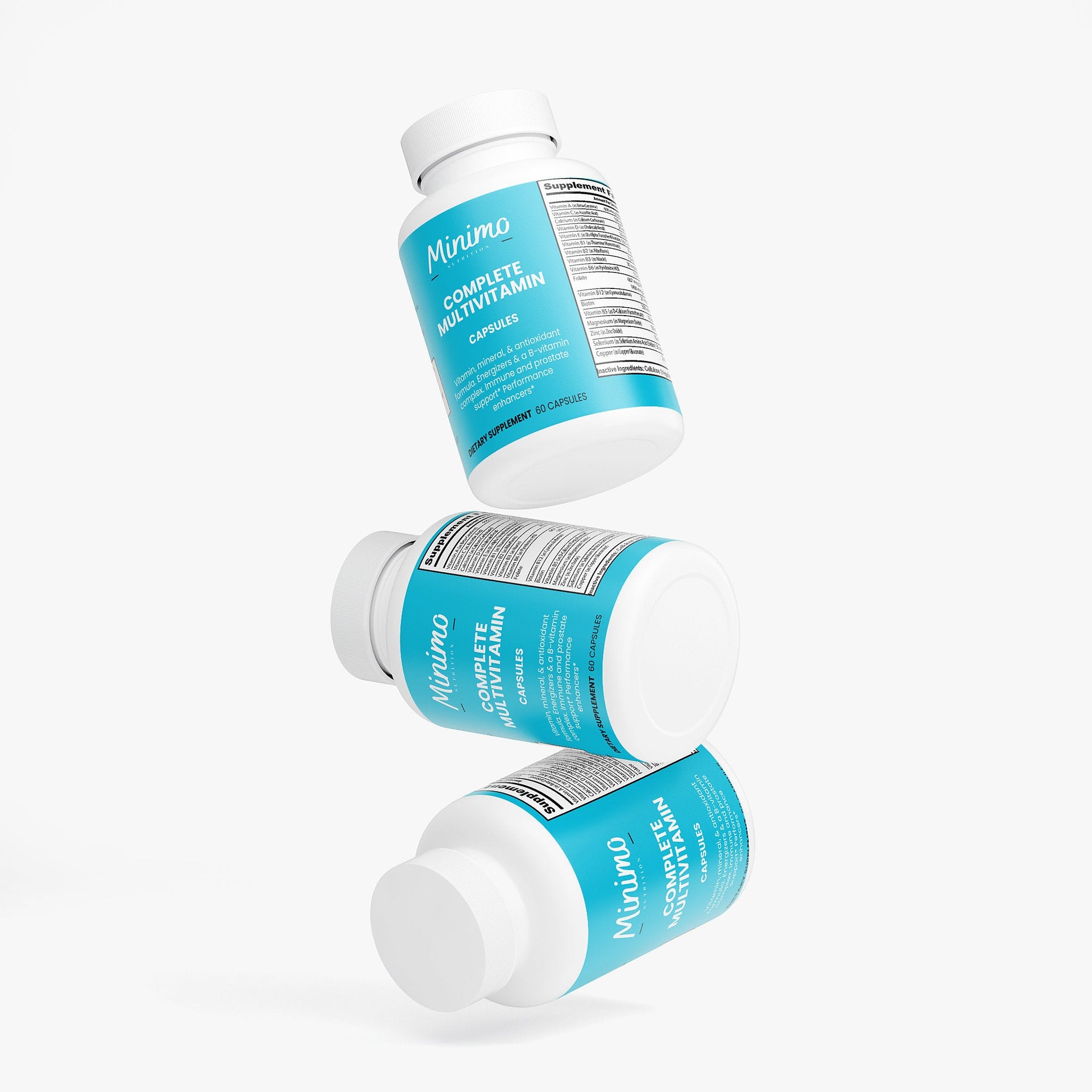 Complete Multivitamin Immunity Boost Daily Supplement Capsules
