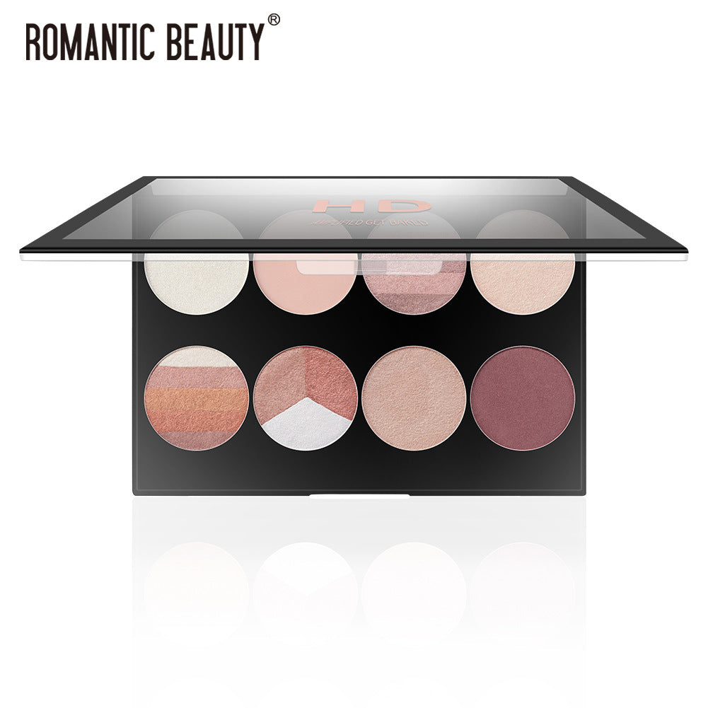 8-Color Pearl Matte Eyeshadow Palette Easy Application