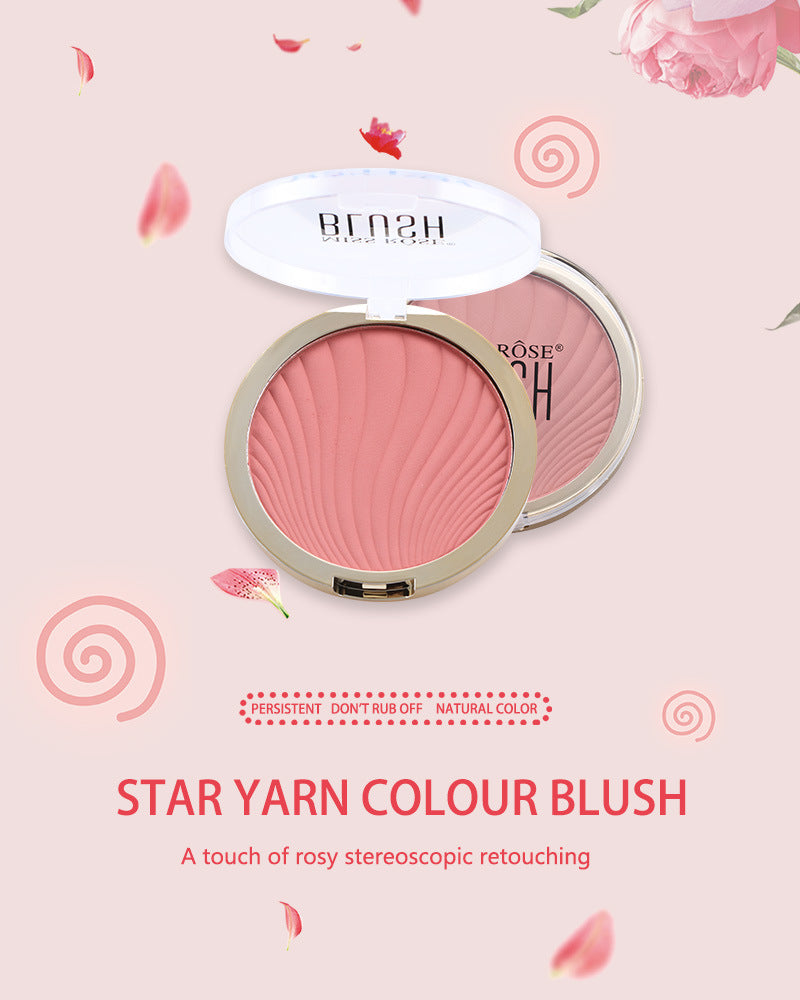6-Color Matte Highlighter Blush Makeup Palette