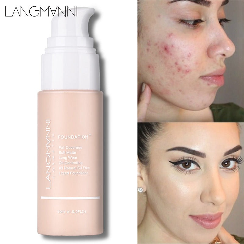 Matte Oil Control Concealer Foundation Makeup for Face
