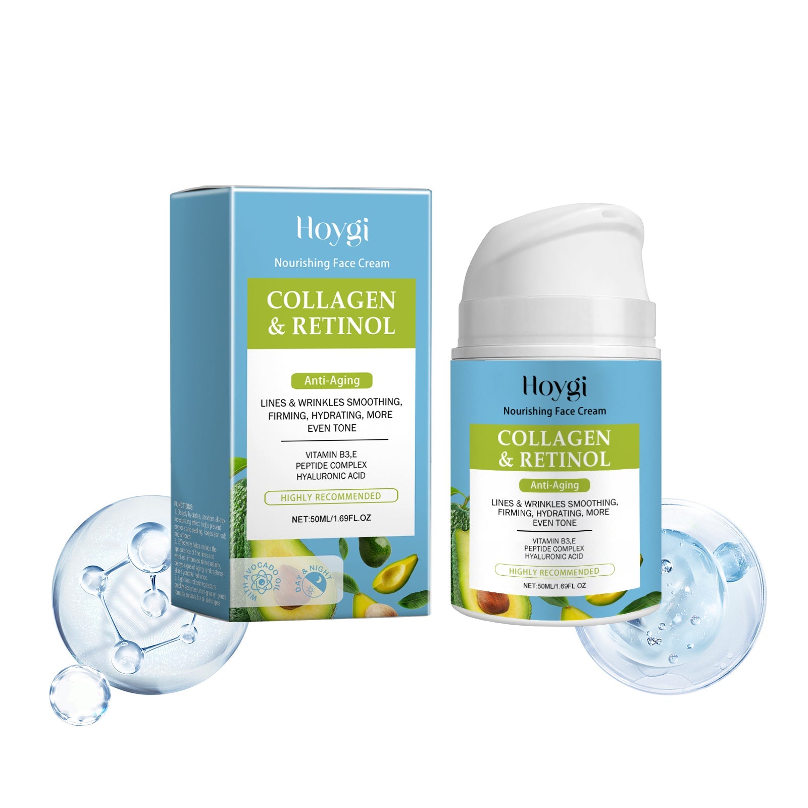 Collagen Facial Moisturizer Hydrating Anti-Aging Soft Cream