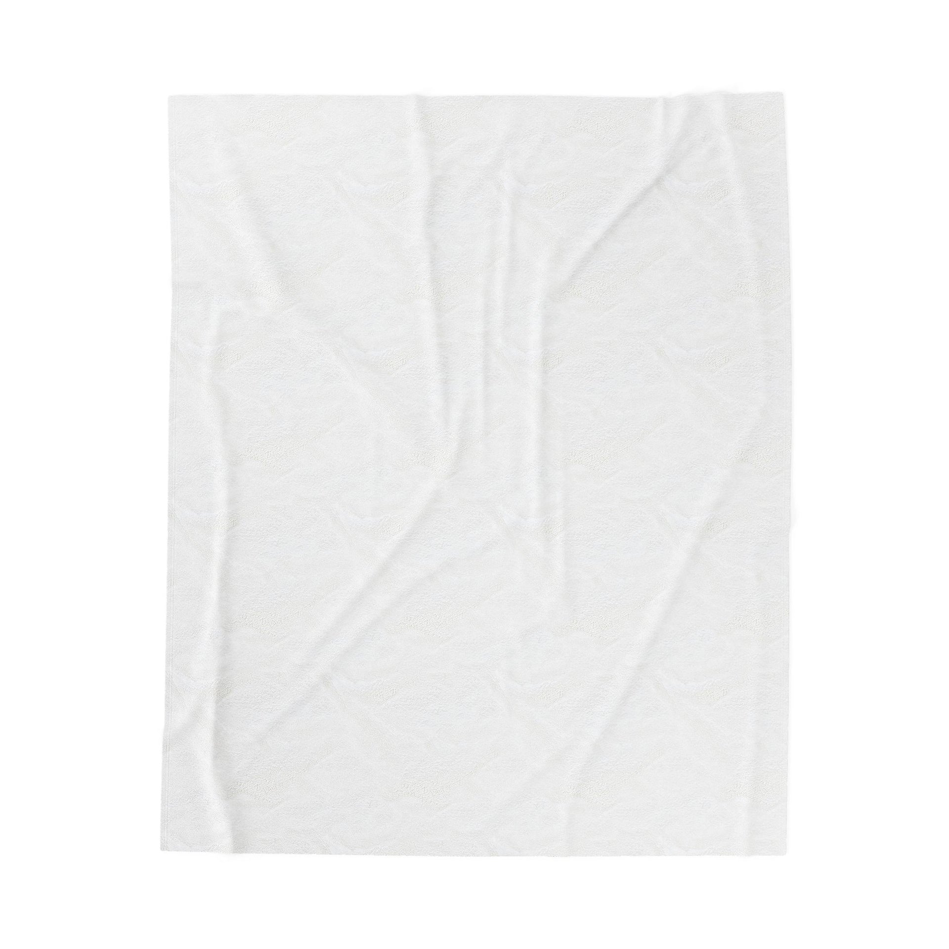 Velveteen Plush Blanket — 'Healthy Glow Depot' Spa Logo Throw