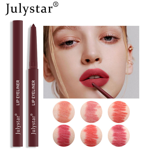 Waterproof Matte Pink Lipstick Lipliner Makeup