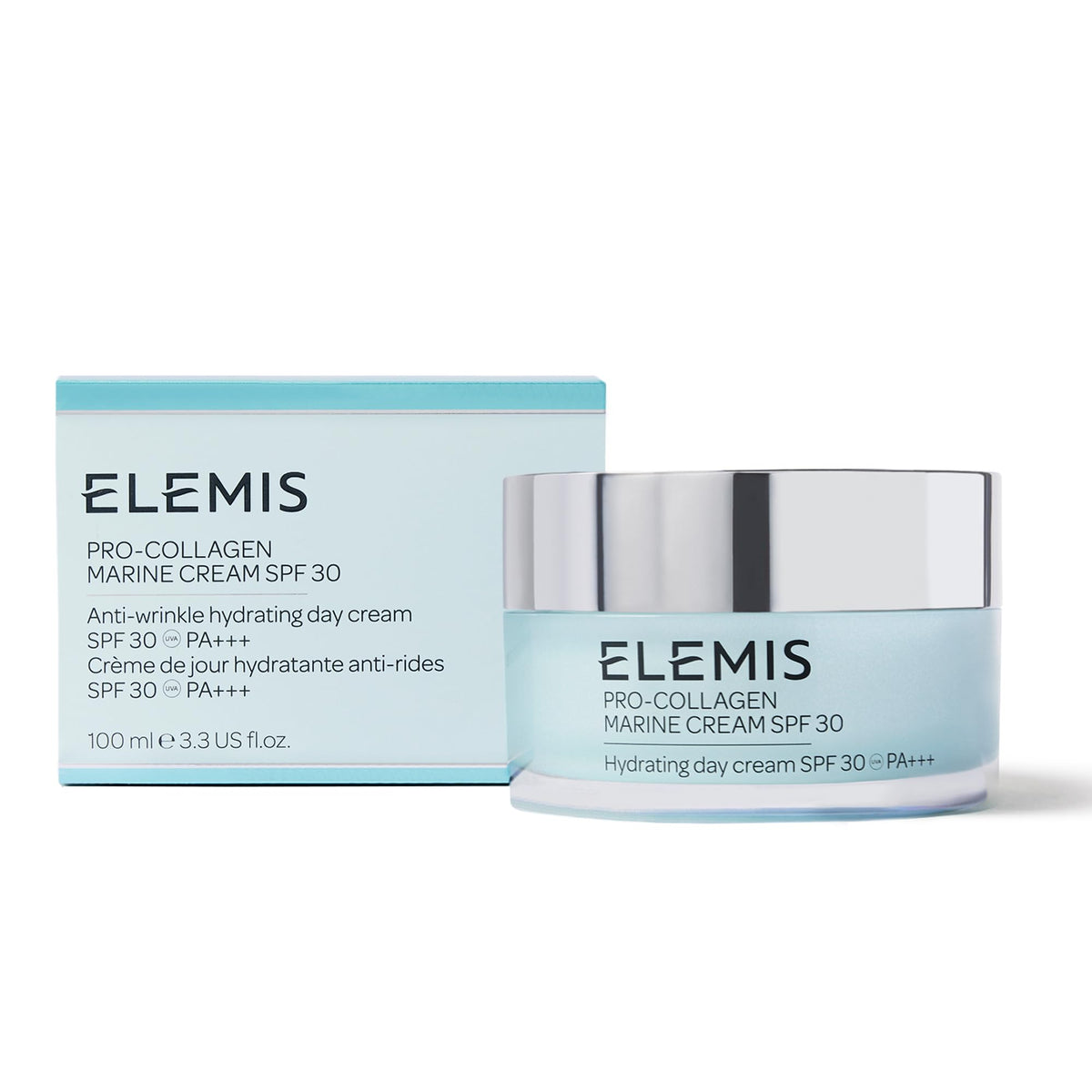 ELEMIS Pro-Collagen Marine Cream SPF 30, Lightweight Anti-Wrinkle Daily Facial Moisturizer