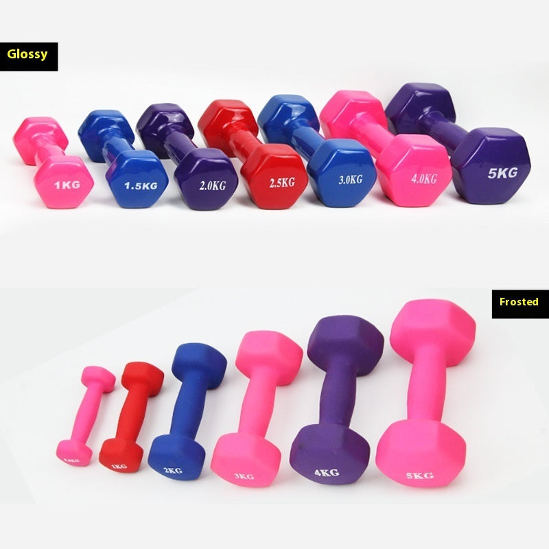 Hexagonal Dumbbells for Home Fitness Arm Slimming Workouts
