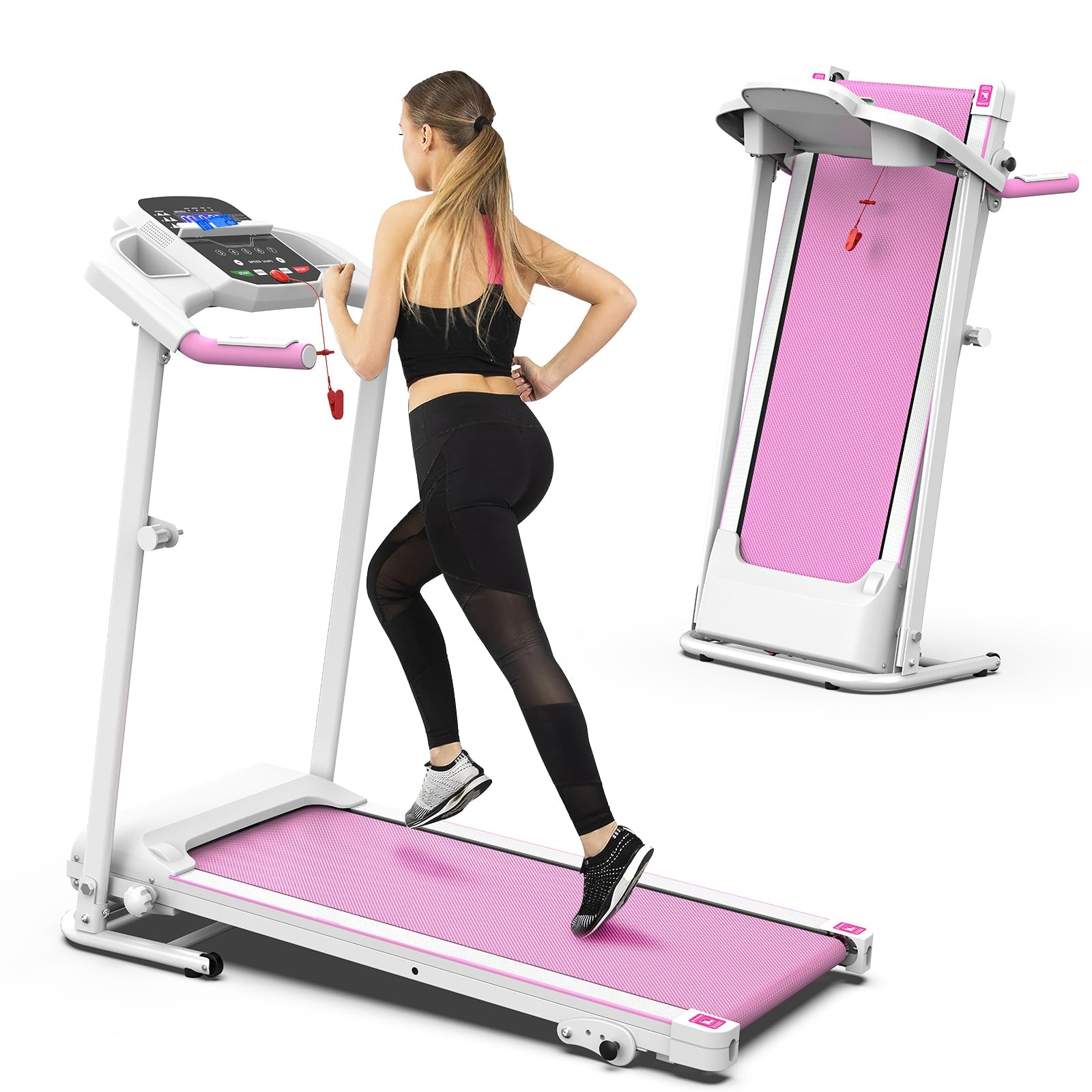 Foldable 2.5HP Electric Treadmill for Home Workouts