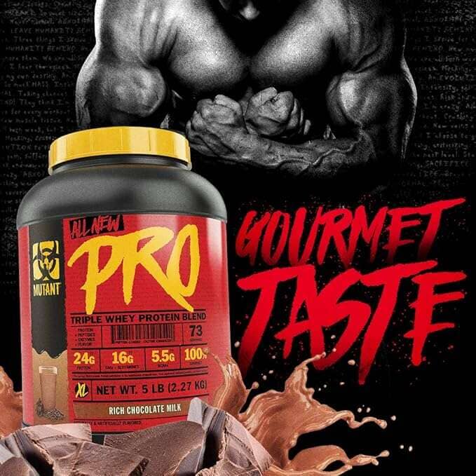Mutant Pro Triple Whey Protein Powder 5lbs Supplement
