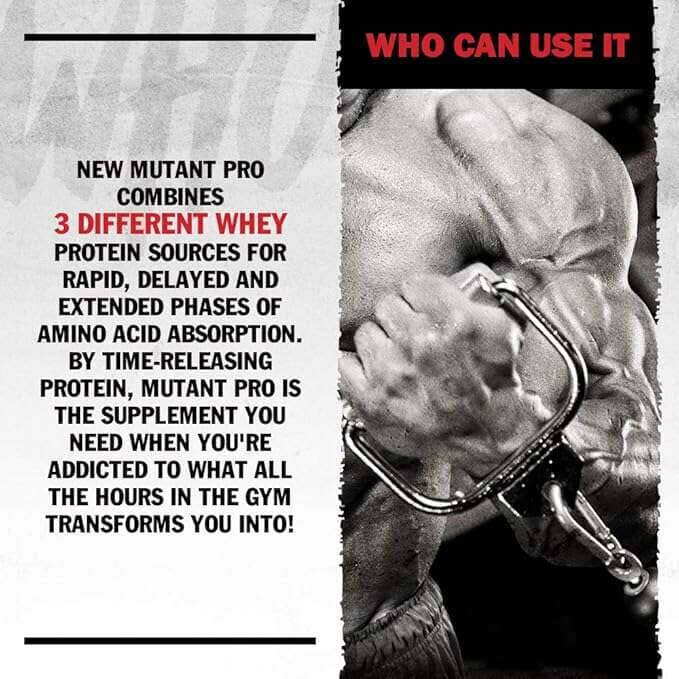 Mutant Pro Triple Whey Protein Powder 5lbs Supplement