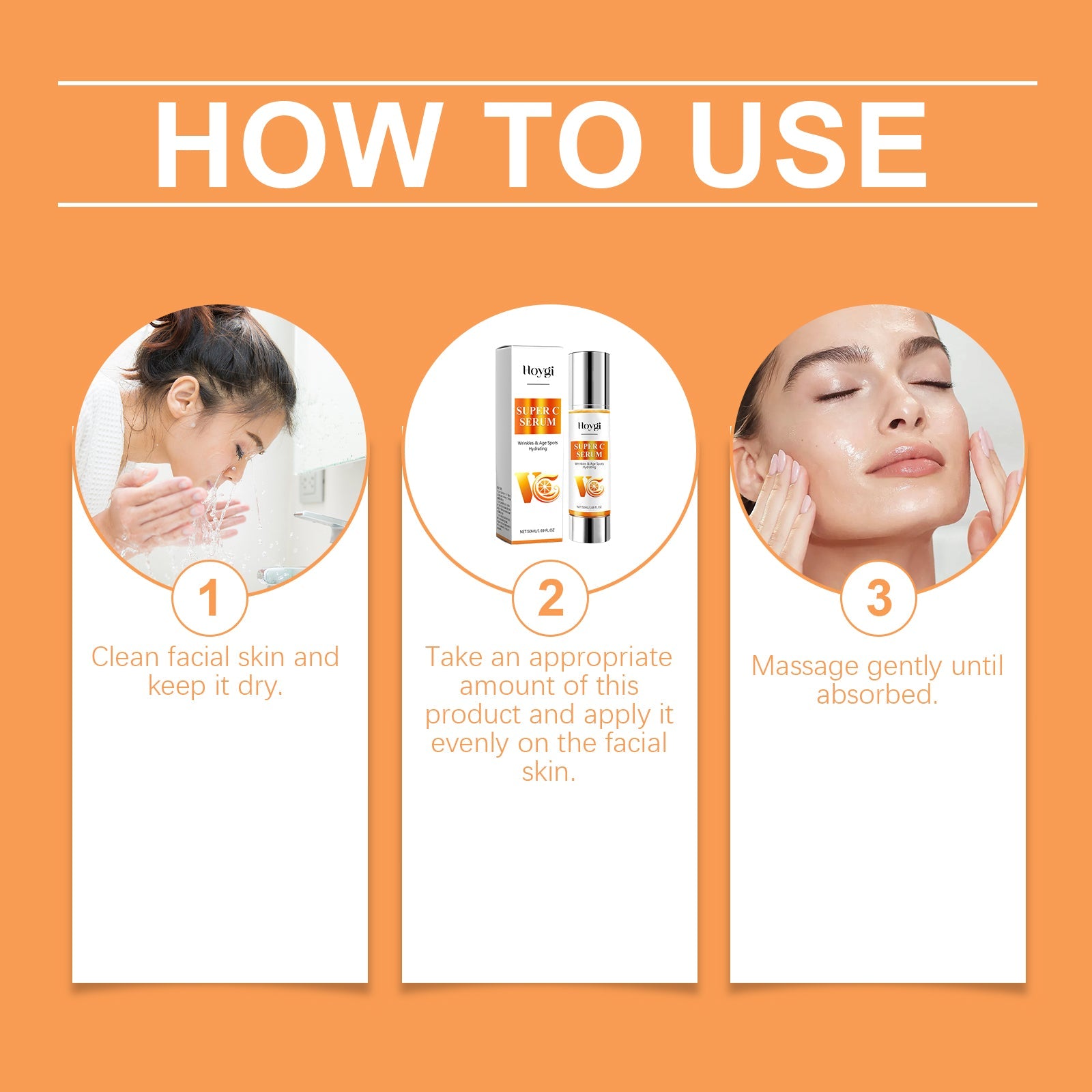 Vitamin C Hydrating Purifying Facial Moisturizing Serum