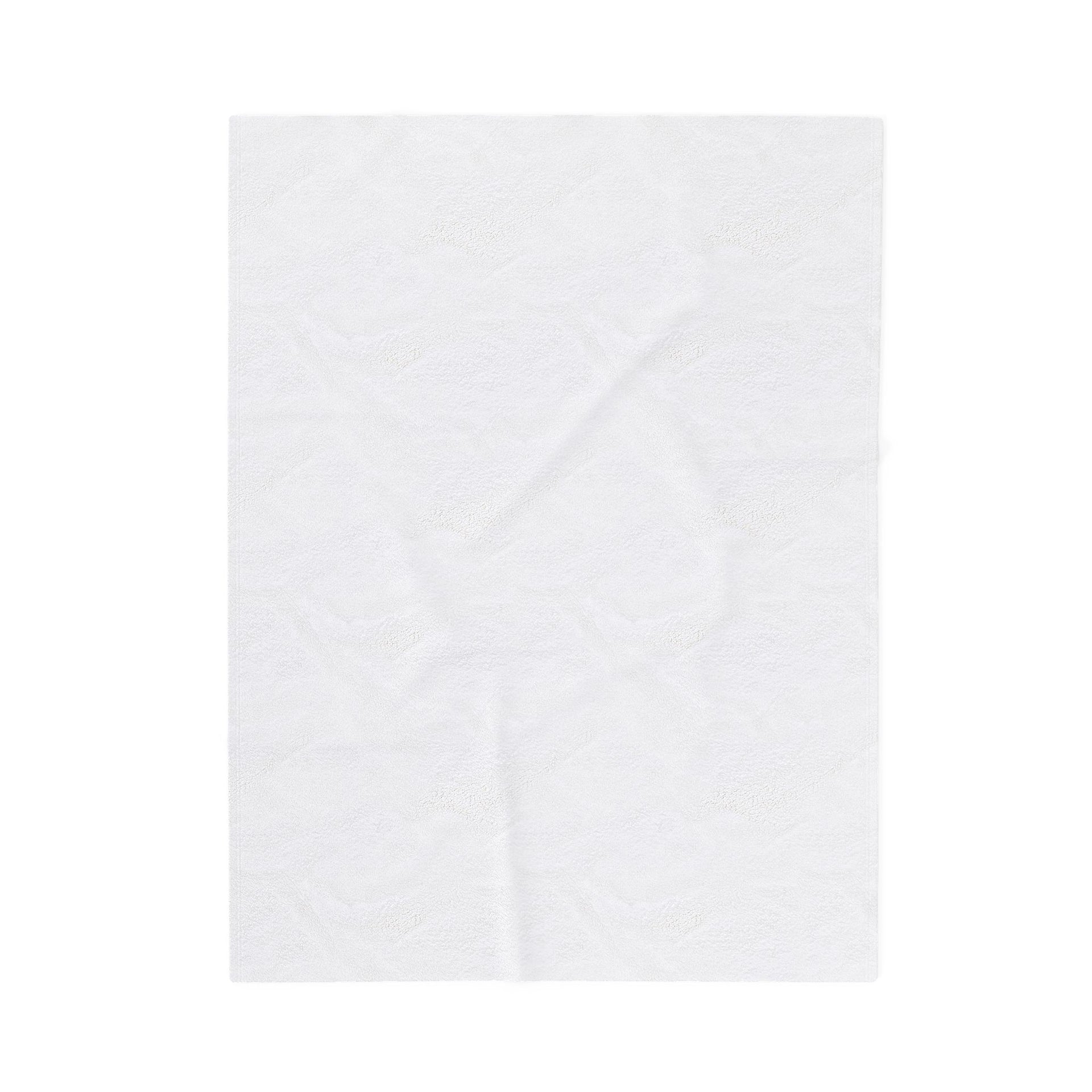 Velveteen Plush Blanket — 'Healthy Glow Depot' Spa Logo Throw