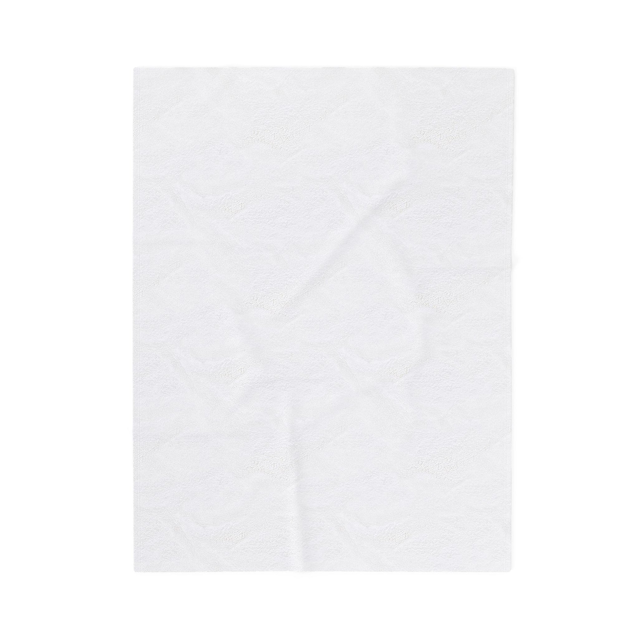 Velveteen Plush Blanket — 'Healthy Glow Depot' Spa Logo Throw