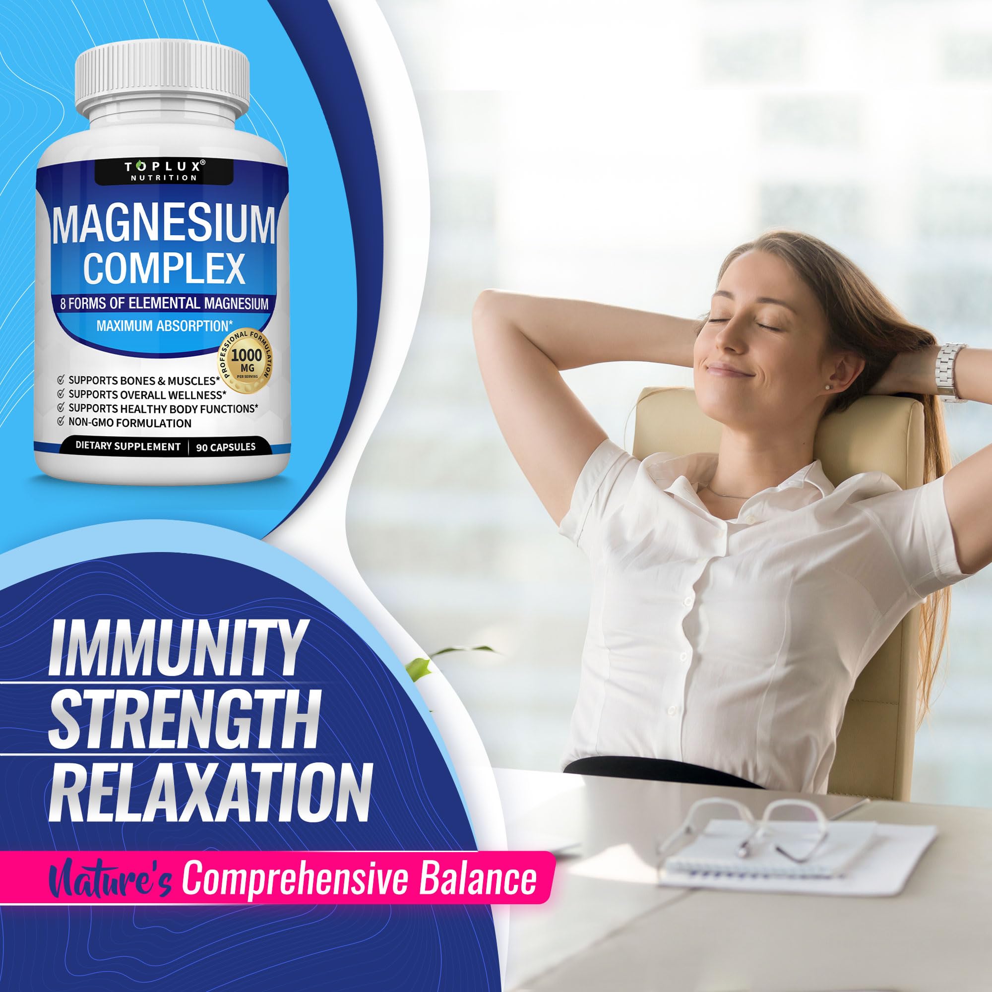 Magnesium Complex Capsules for Muscle Energy Recovery Support