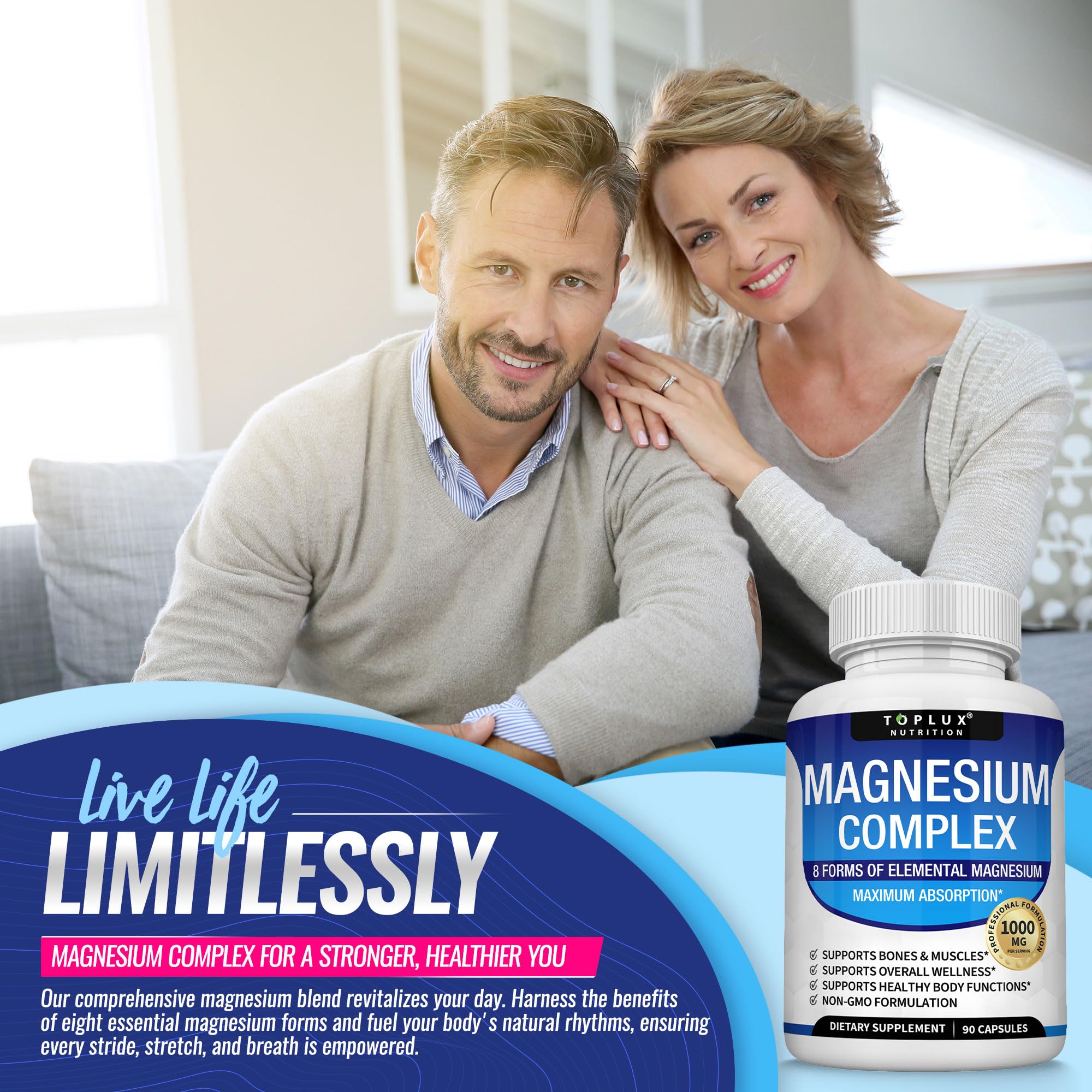 Magnesium Complex Capsules for Muscle Energy Recovery Support