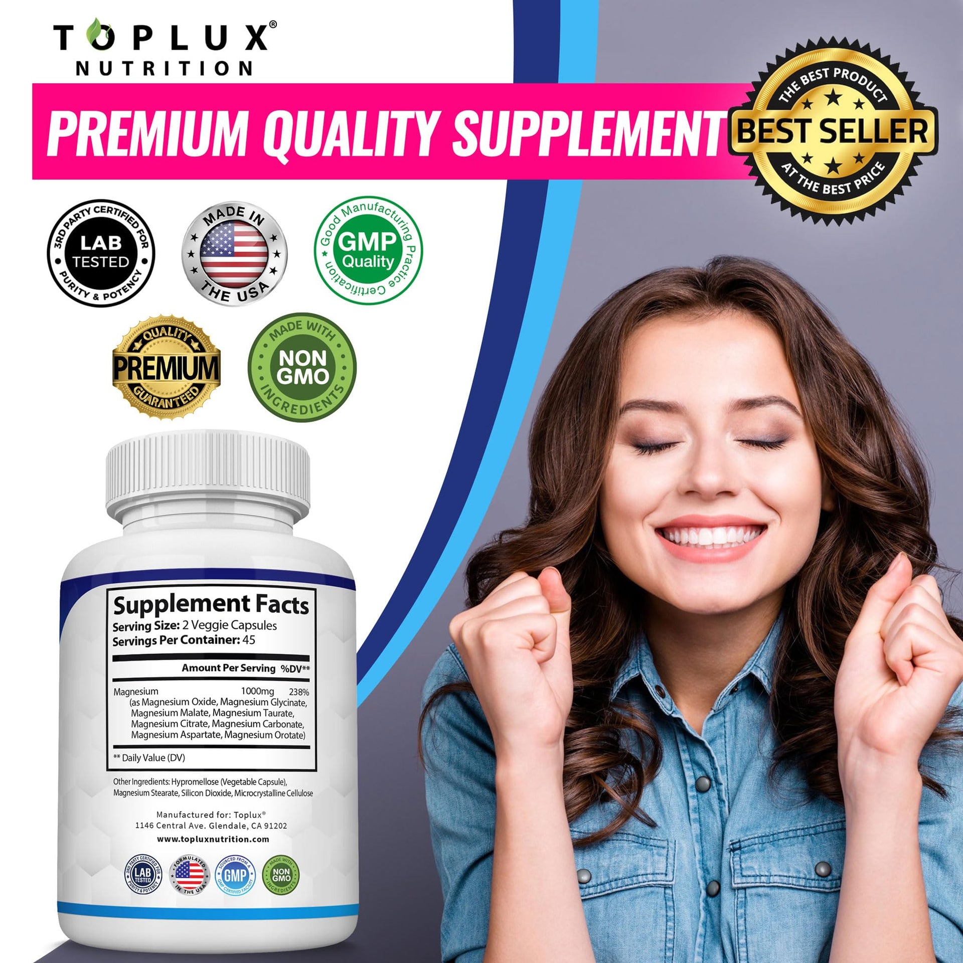 Magnesium Complex Capsules for Muscle Energy Recovery Support
