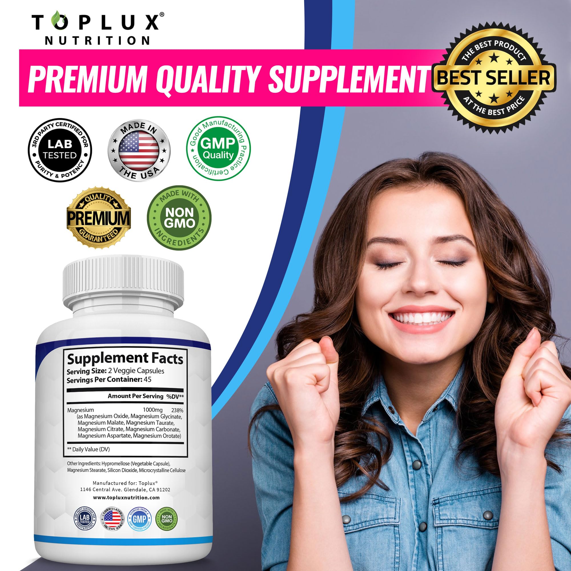 Magnesium Complex Capsules for Muscle Energy Recovery Support