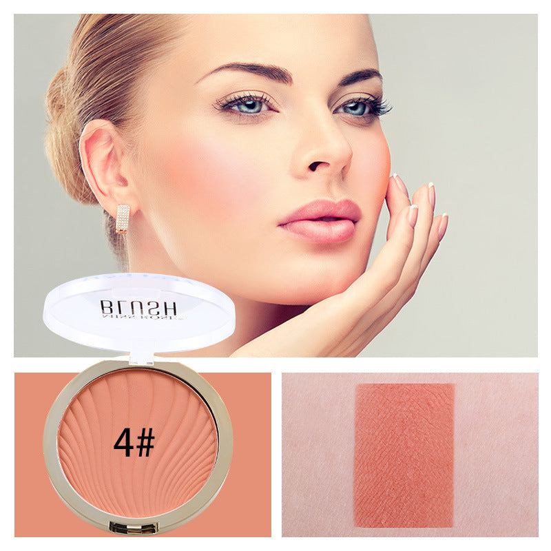 6-Color Matte Highlighter Blush Makeup Palette