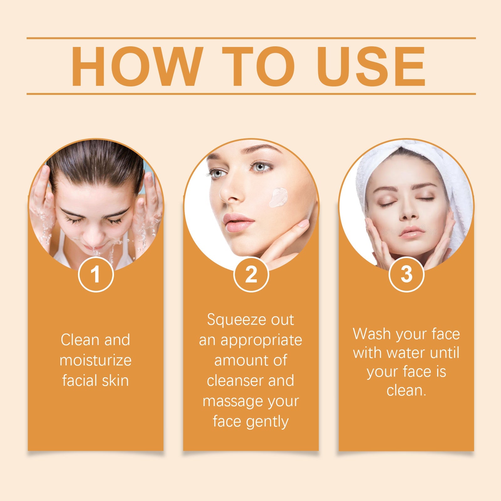 Papaya Facial Cleanser Pore Cleaning Oil Balance Moisturizer