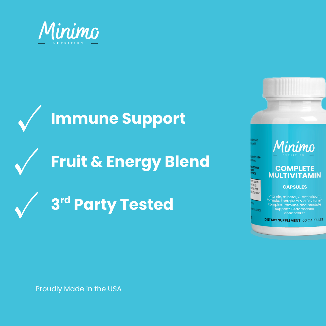 Complete Multivitamin Immunity Boost Daily Supplement Capsules