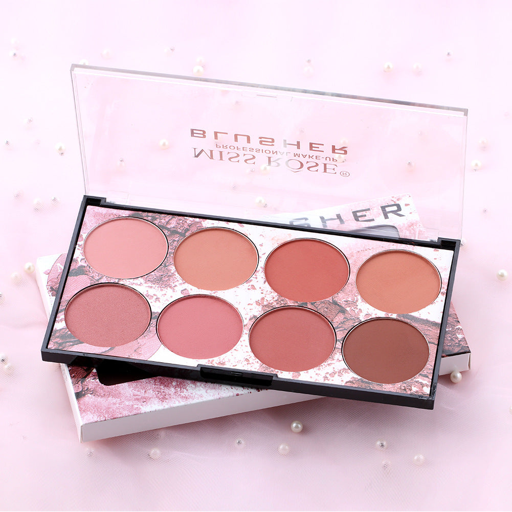 8-Color Matte Blush Makeup Palette