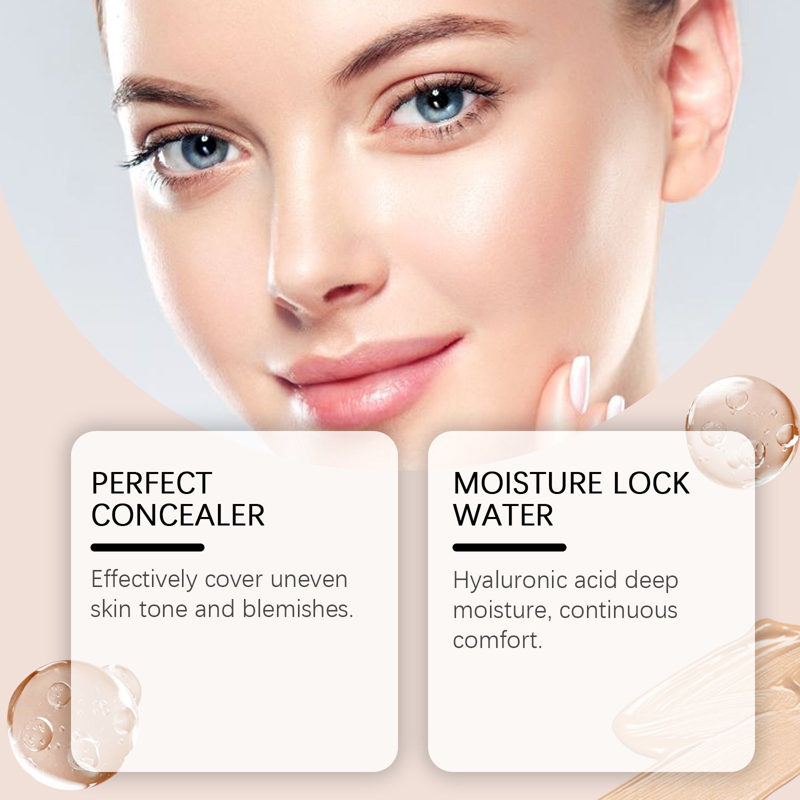 Light Transparent Concealer Foundation Stick Natural Finish