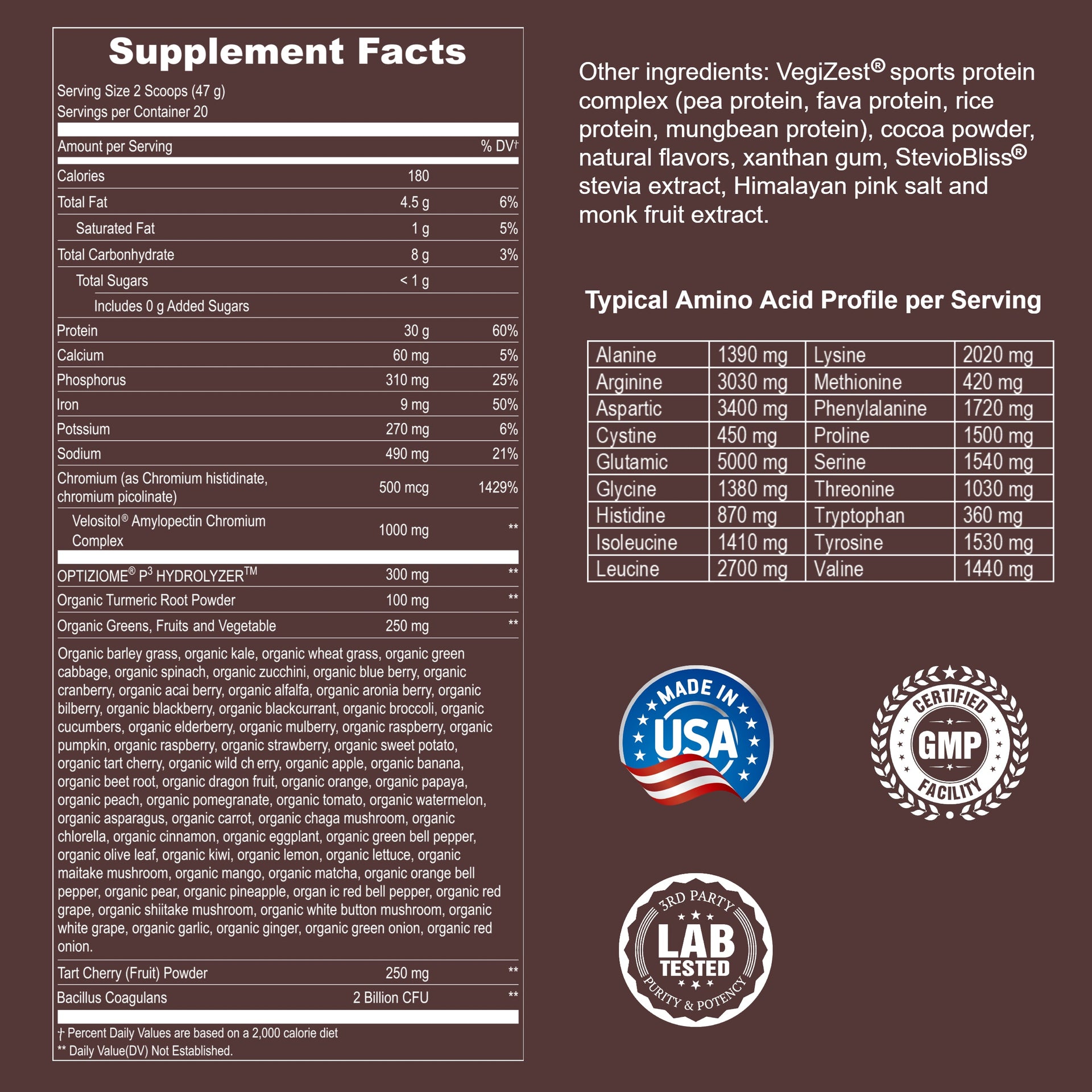 Plant-Based Sport Protein Powder for Fitness Support