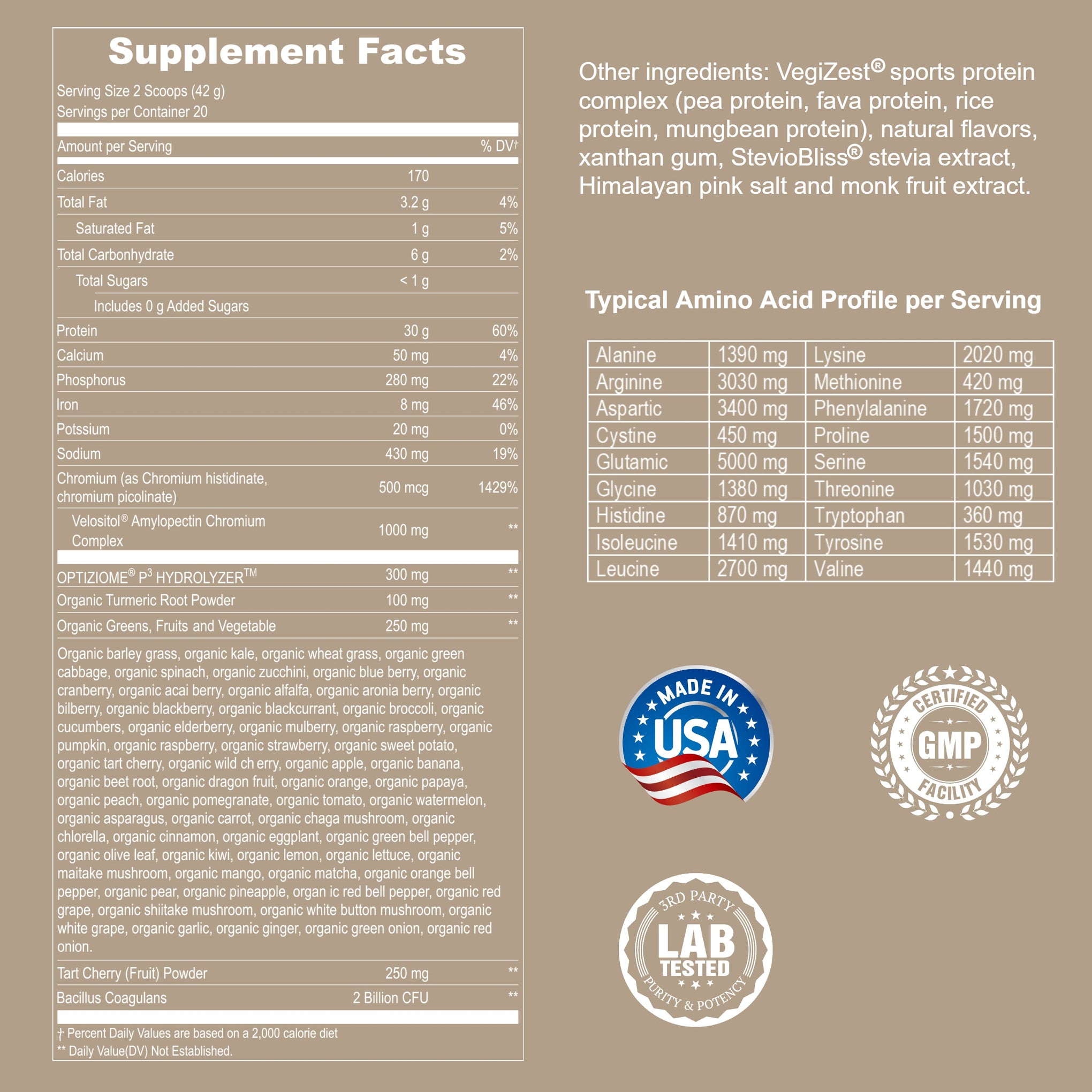 Plant-Based Sport Protein Powder for Fitness Support
