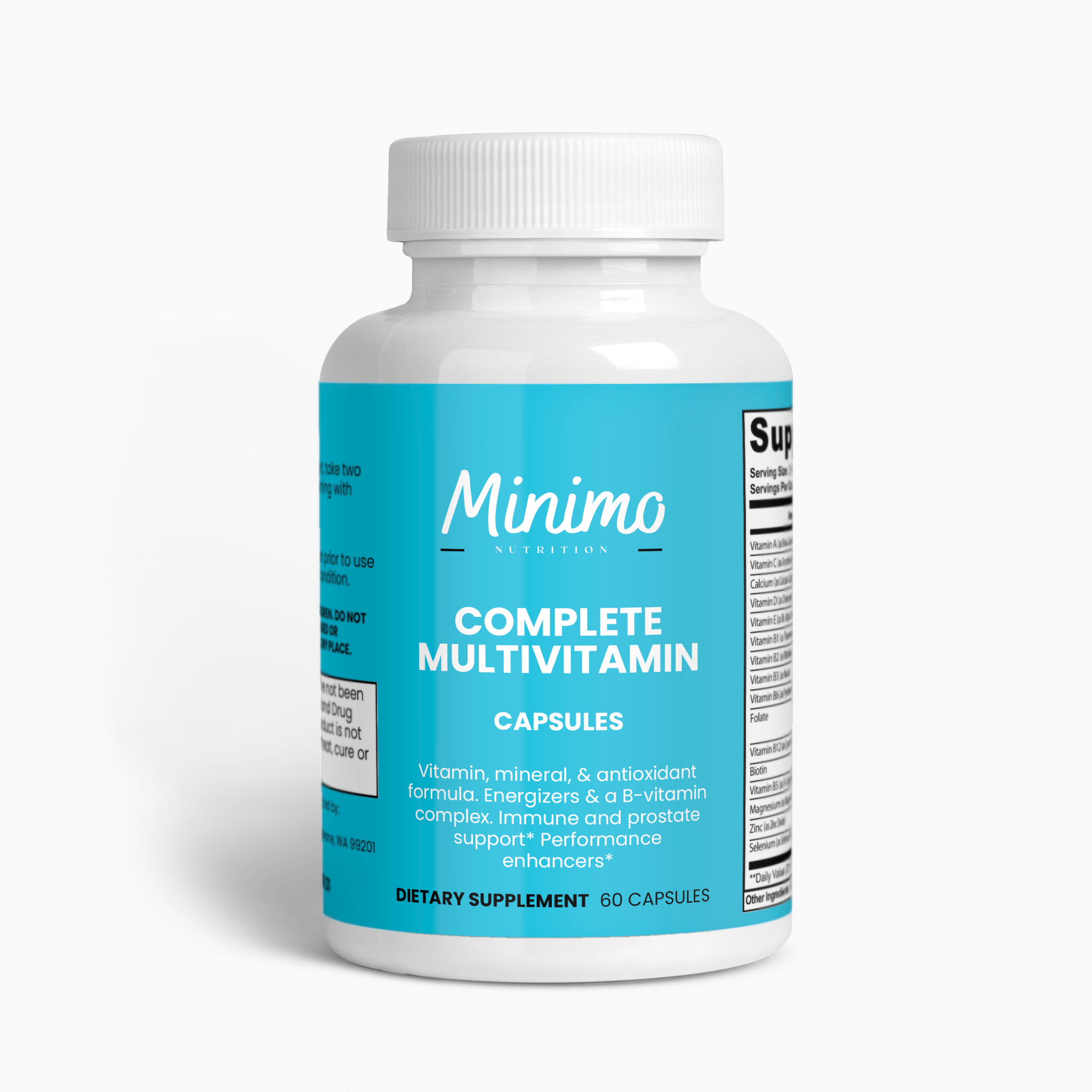 Complete Multivitamin Immunity Boost Daily Supplement Capsules