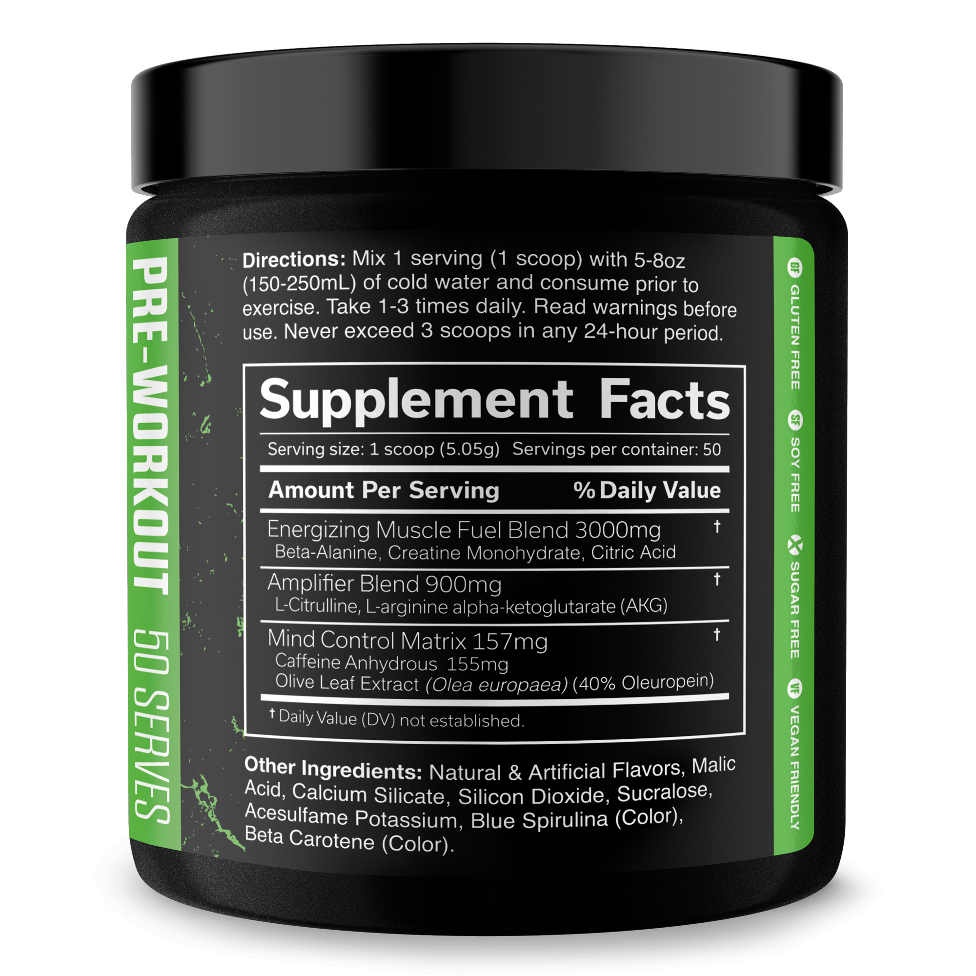Pre-Workout Supplement for Fitness Performance Support