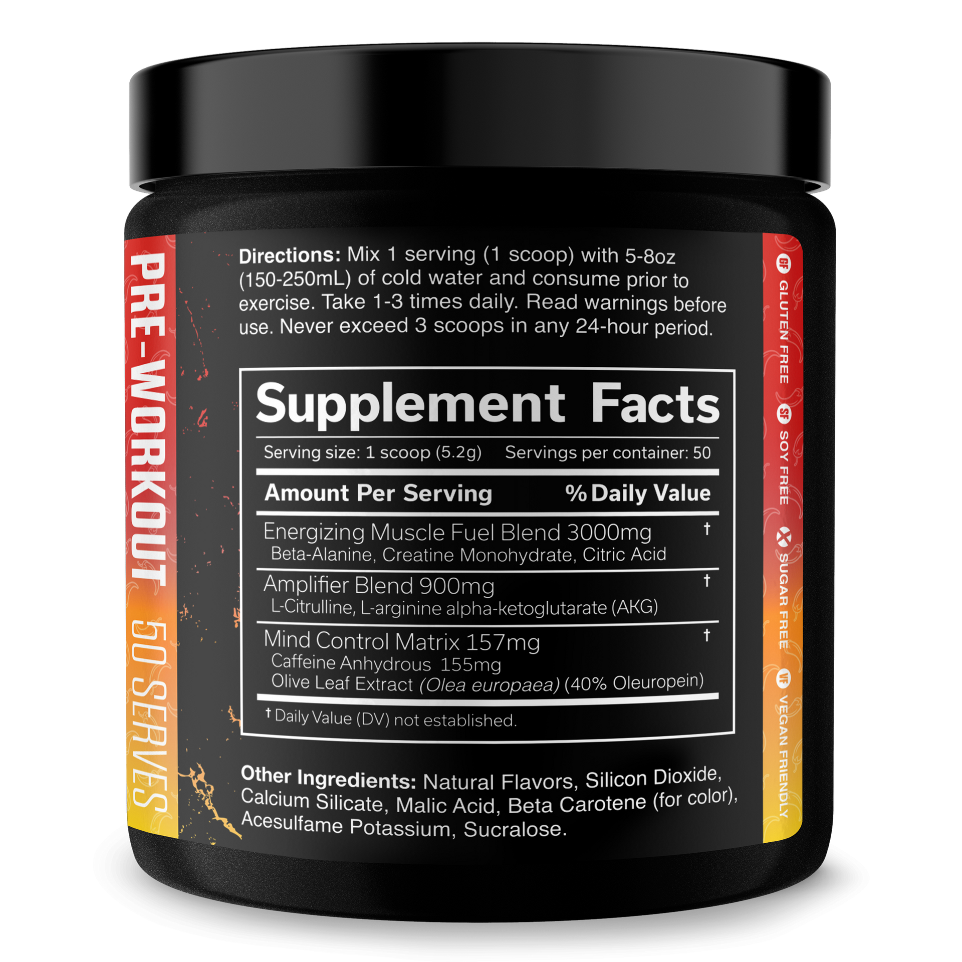 Pre-Workout Supplement for Fitness Performance Support