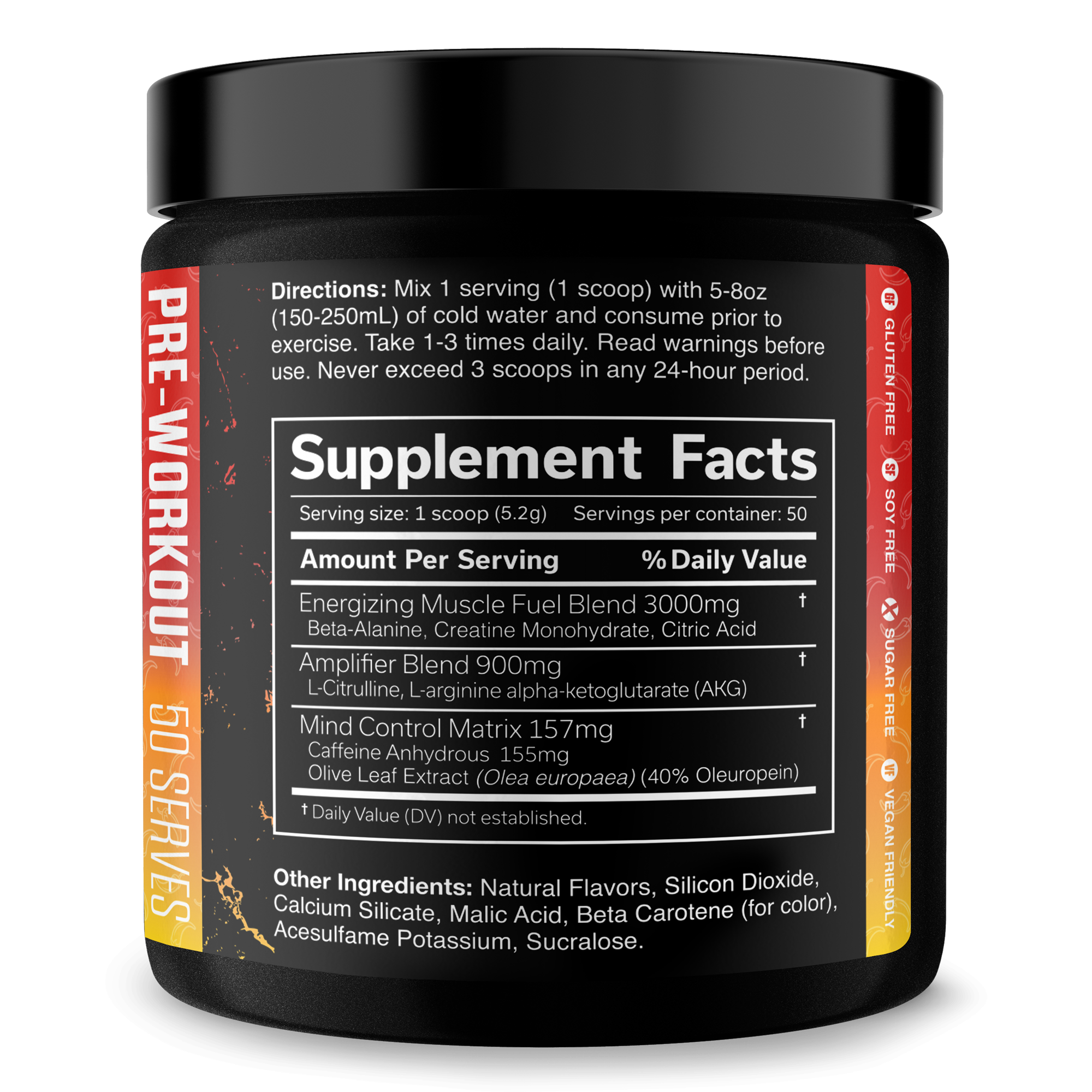 Pre-Workout Supplement for Fitness Performance Support