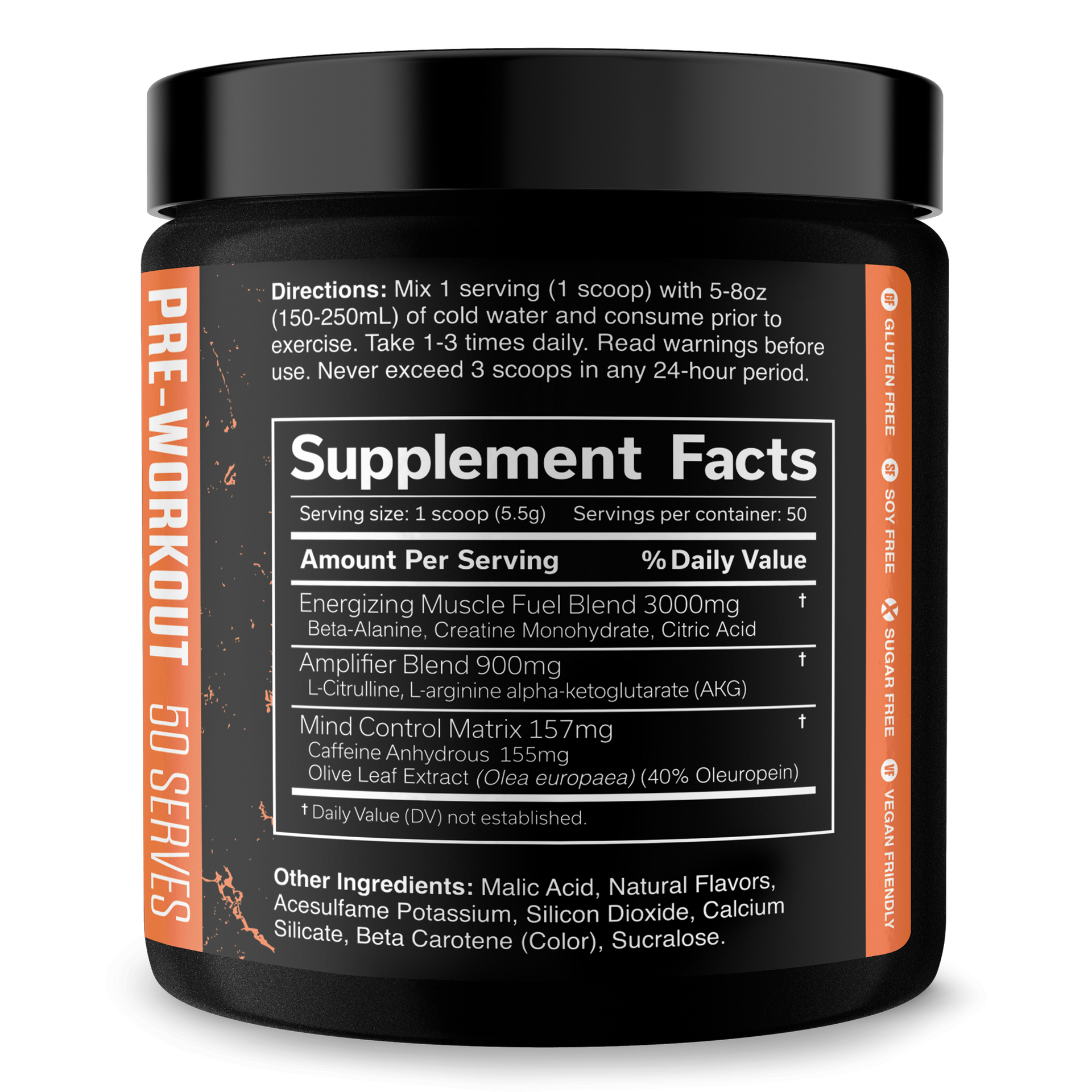 Pre-Workout Supplement for Fitness Performance Support