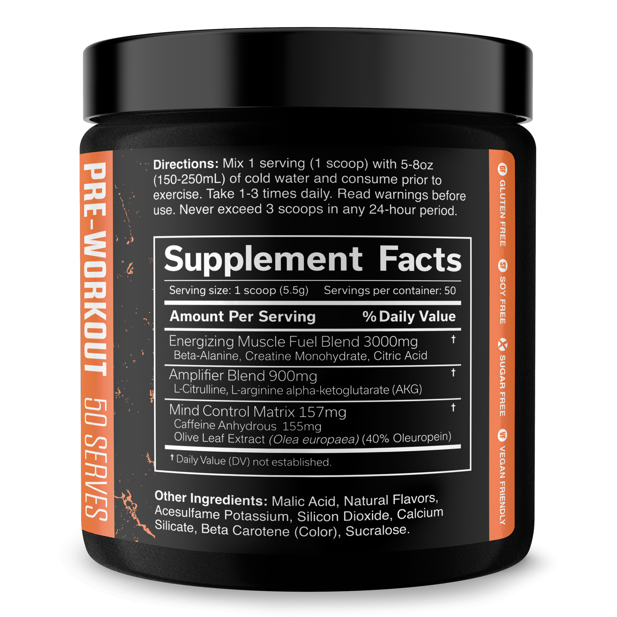 Pre-Workout Supplement for Fitness Performance Support