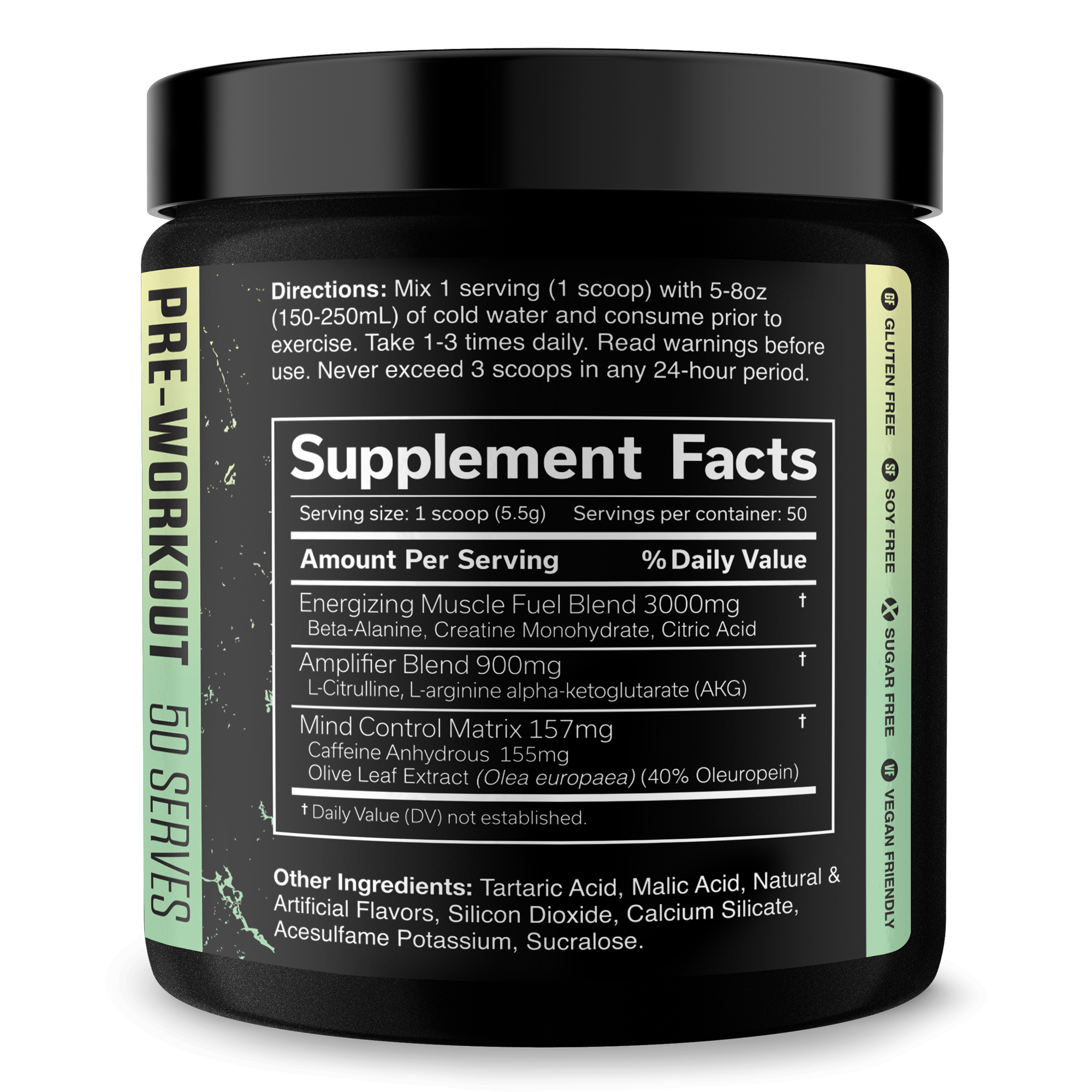 Pre-Workout Supplement for Fitness Performance Support