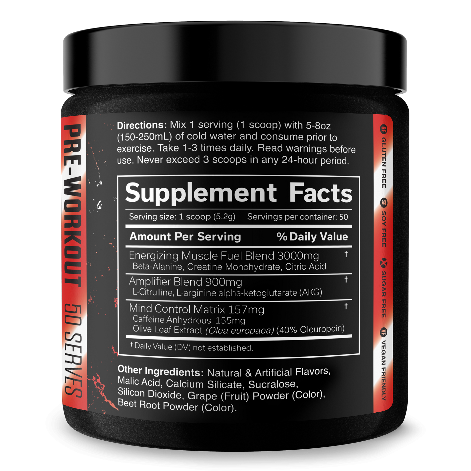 Pre-Workout Supplement for Fitness Performance Support