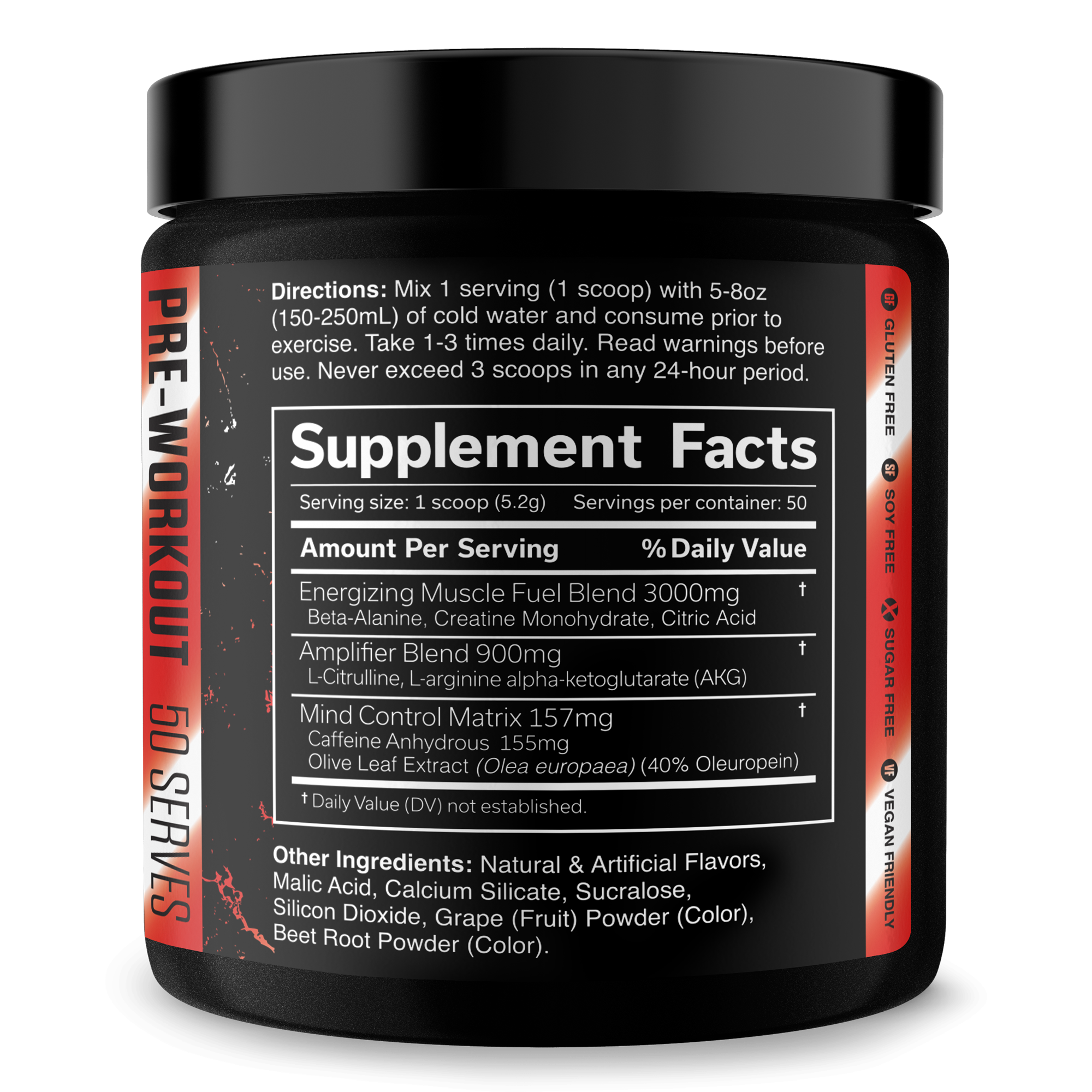 Pre-Workout Supplement for Fitness Performance Support