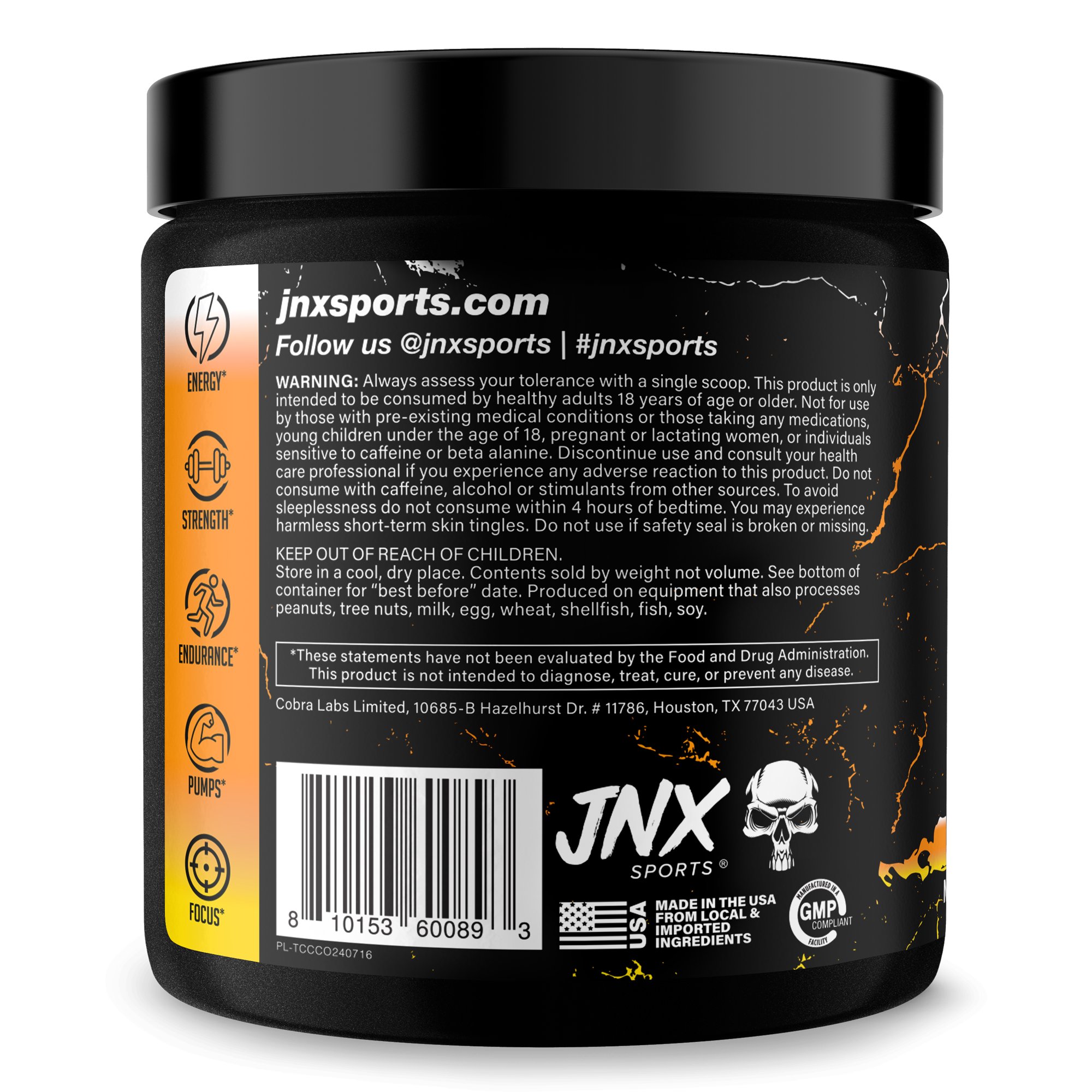 Pre-Workout Supplement for Fitness Performance Support