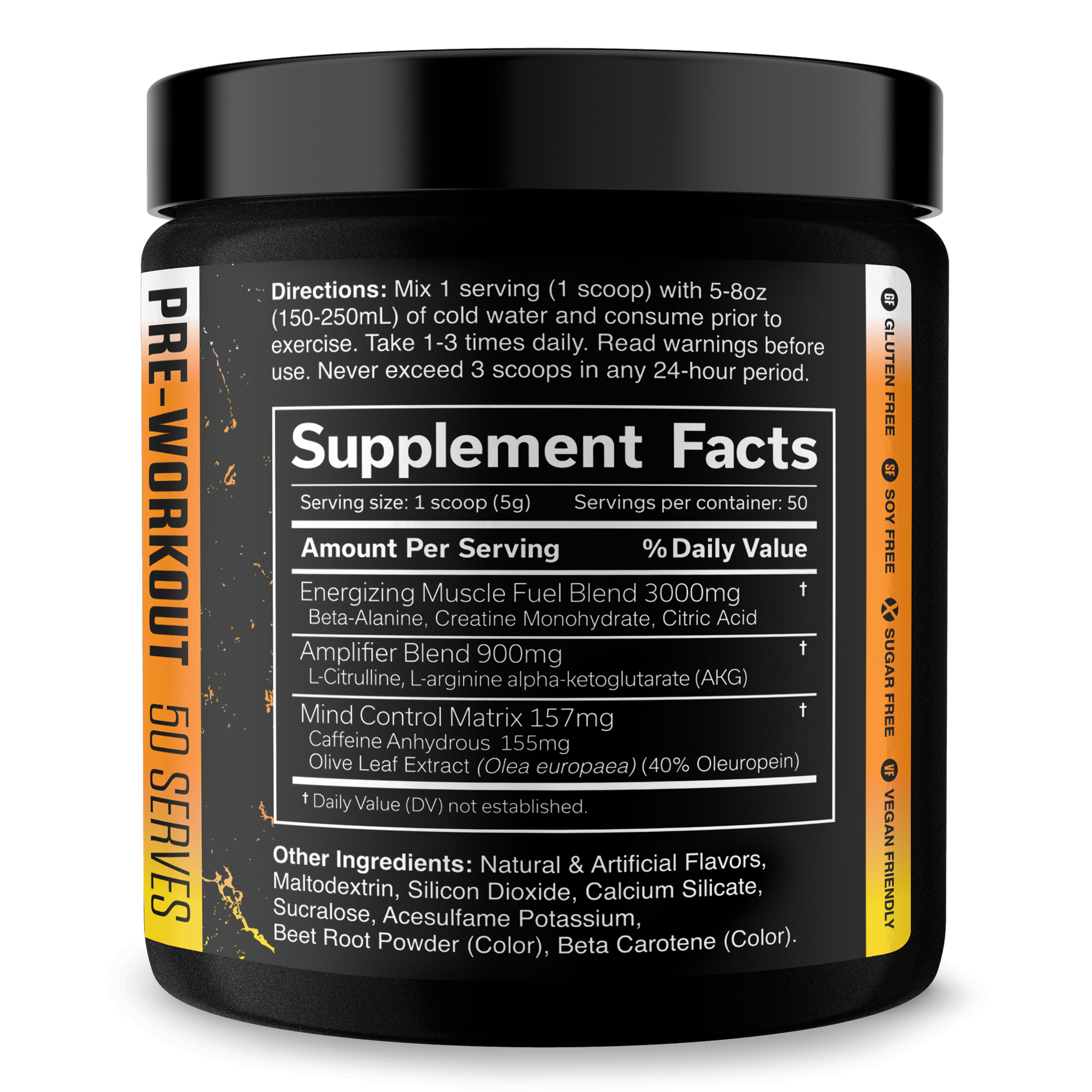 Pre-Workout Supplement for Fitness Performance Support