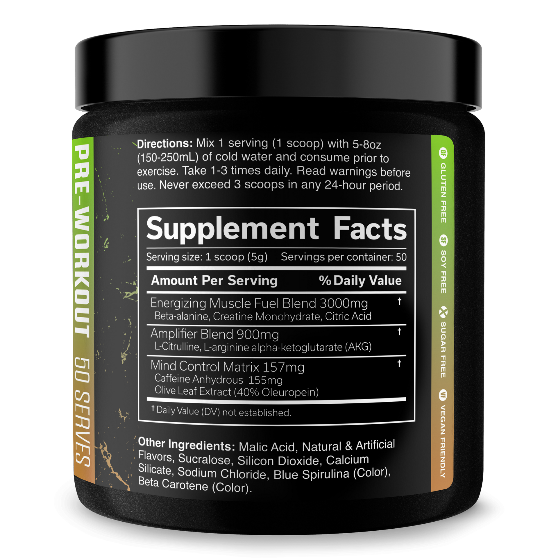 Pre-Workout Supplement for Fitness Performance Support